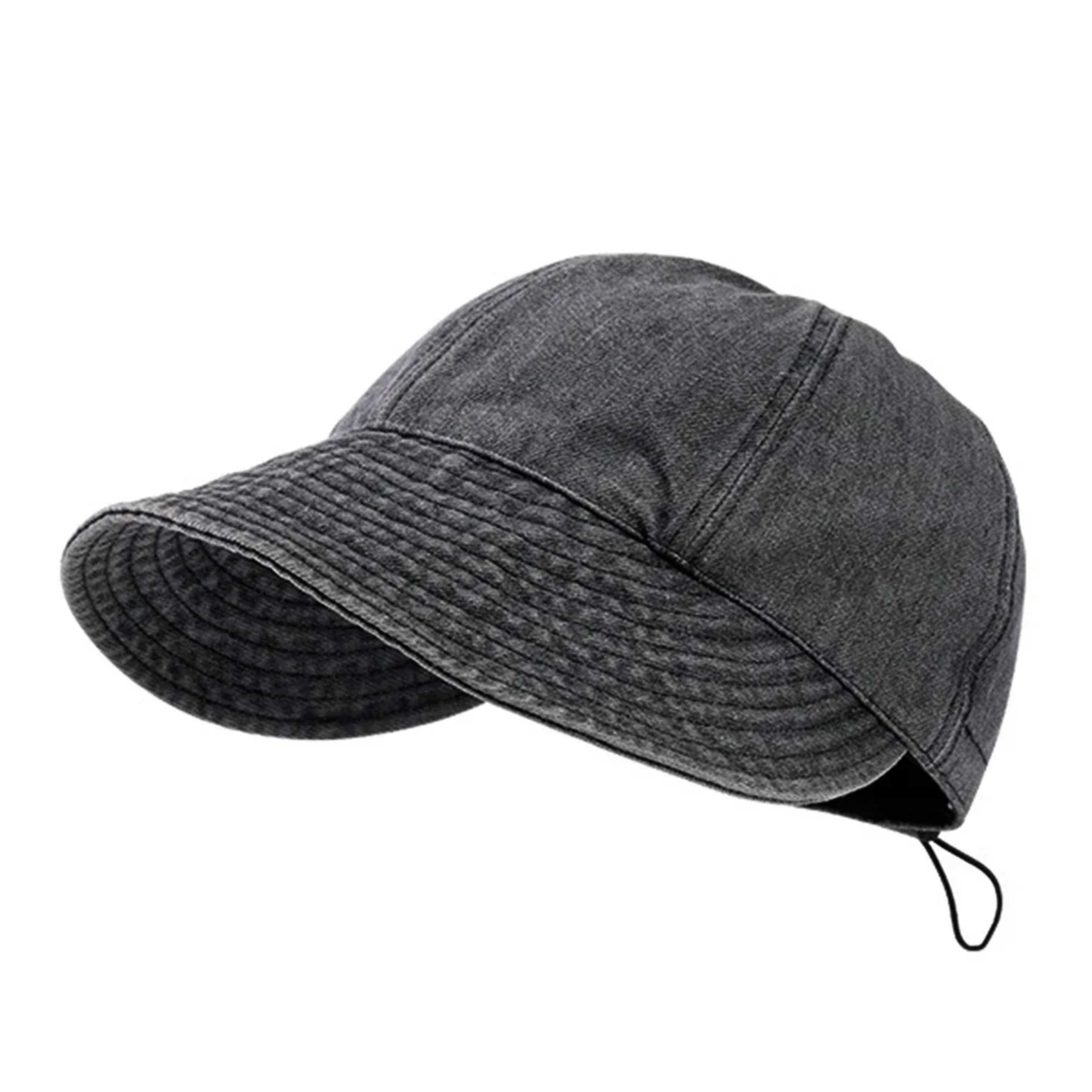 Foldable Wide Brim Ponytail Sun Hat For Women UV Protection Cowboy Beach Hat 5
