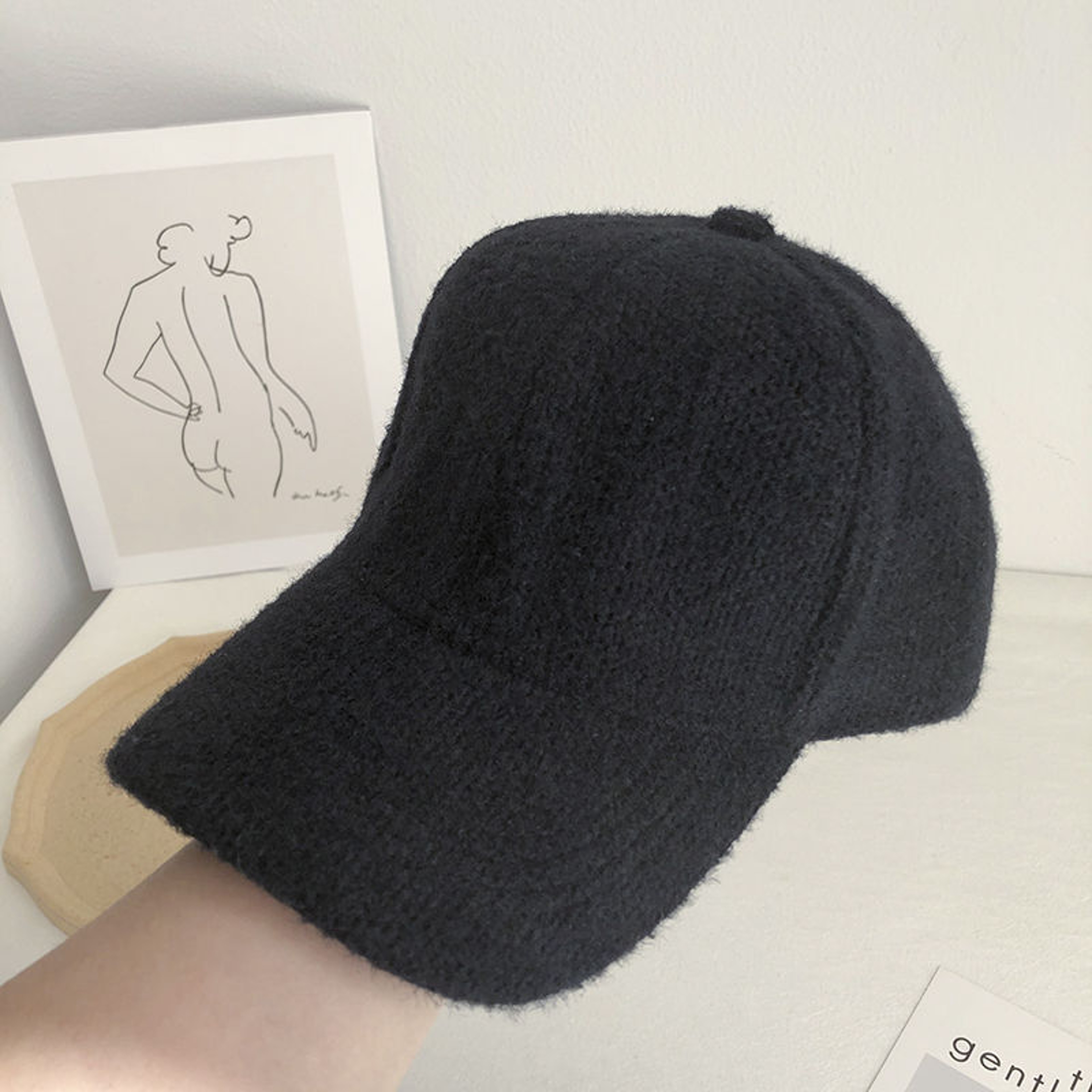 Warm Duckbill Cap Korean Style Winter Baseball Hat for Casual Cold Weather Wear – view 8