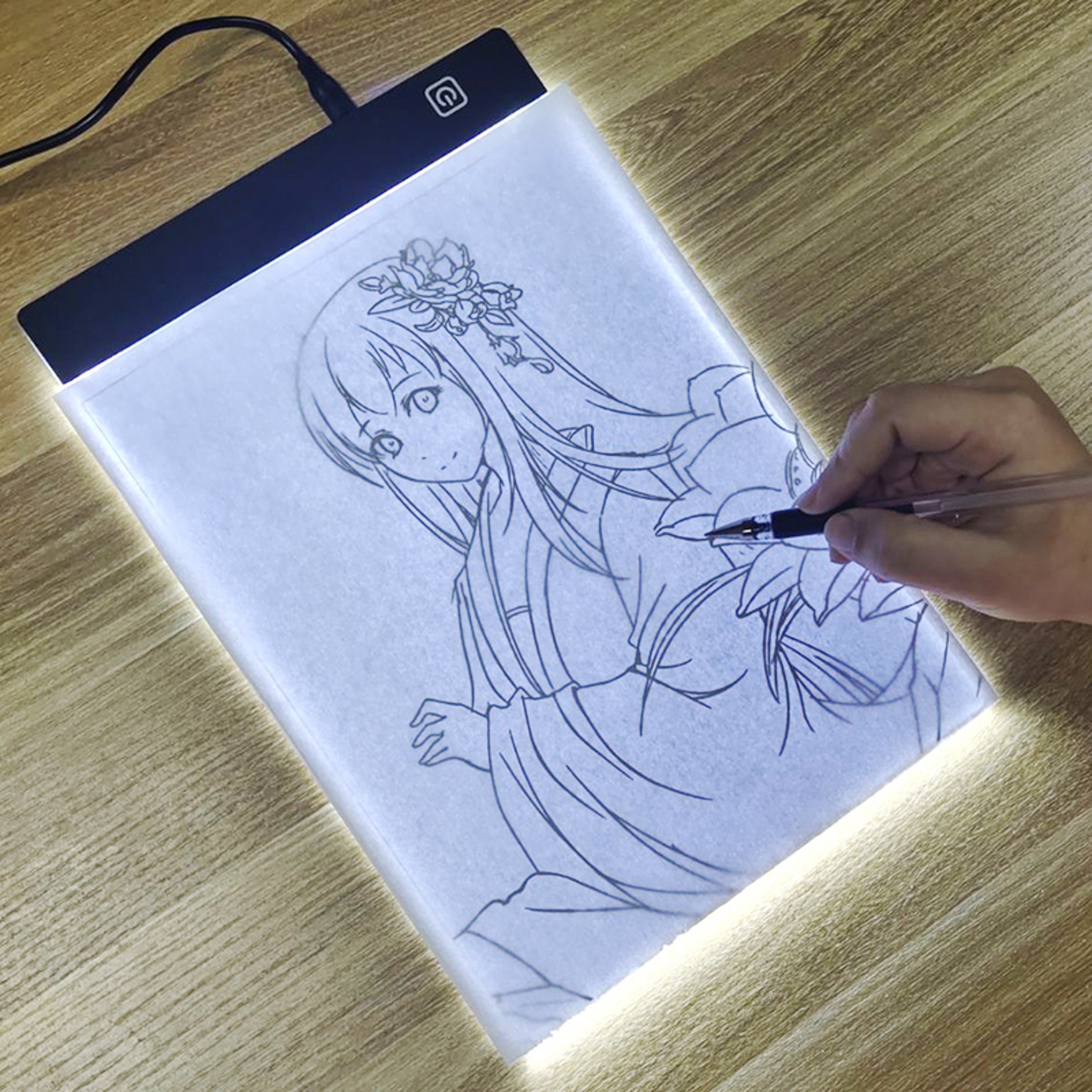 LED Drawing Pad For Kids Dimmable Tracing Light Board For Creative Learning 0