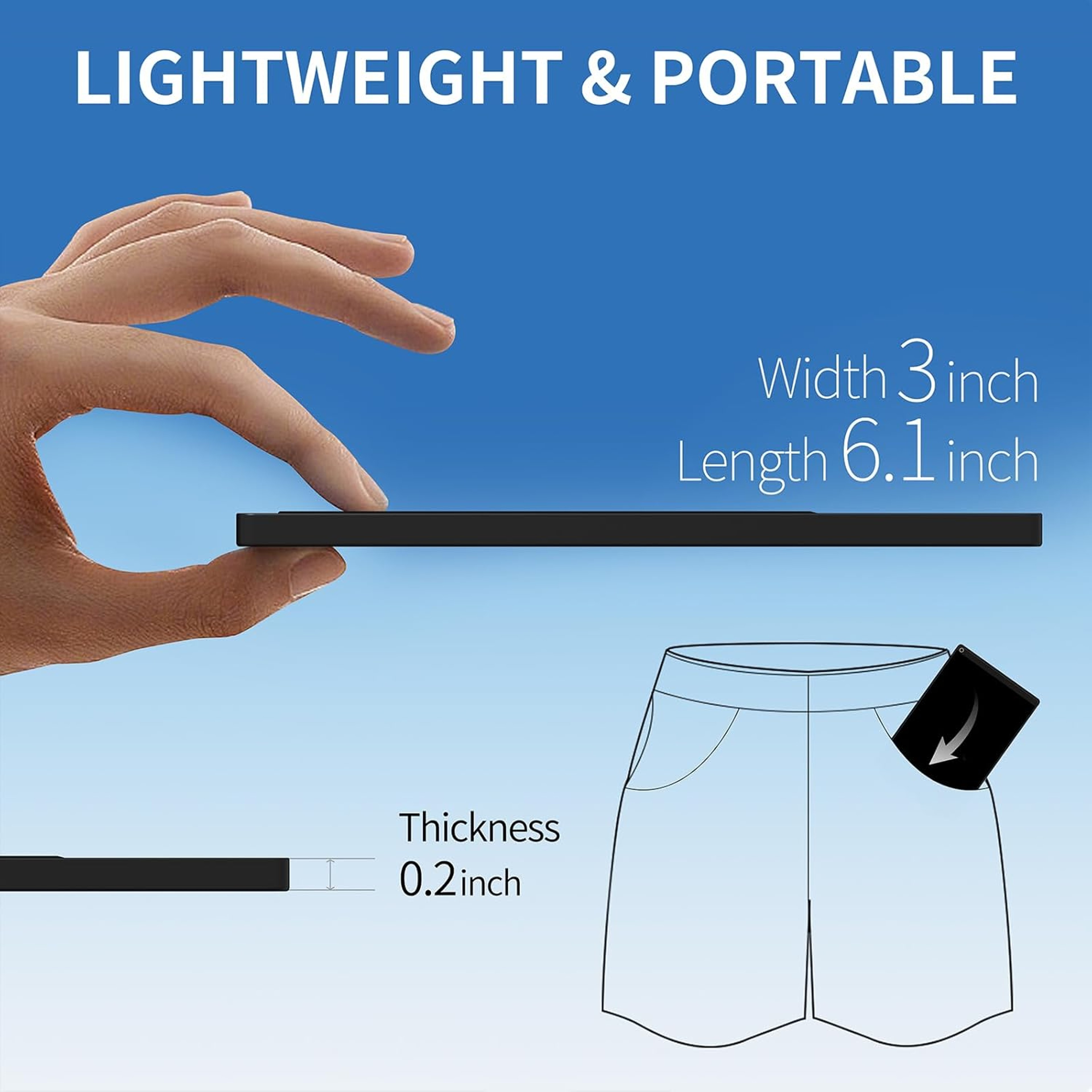 LCD Writing Tablet Portable Digital Notepad Reusable Drawing Pad – view 6