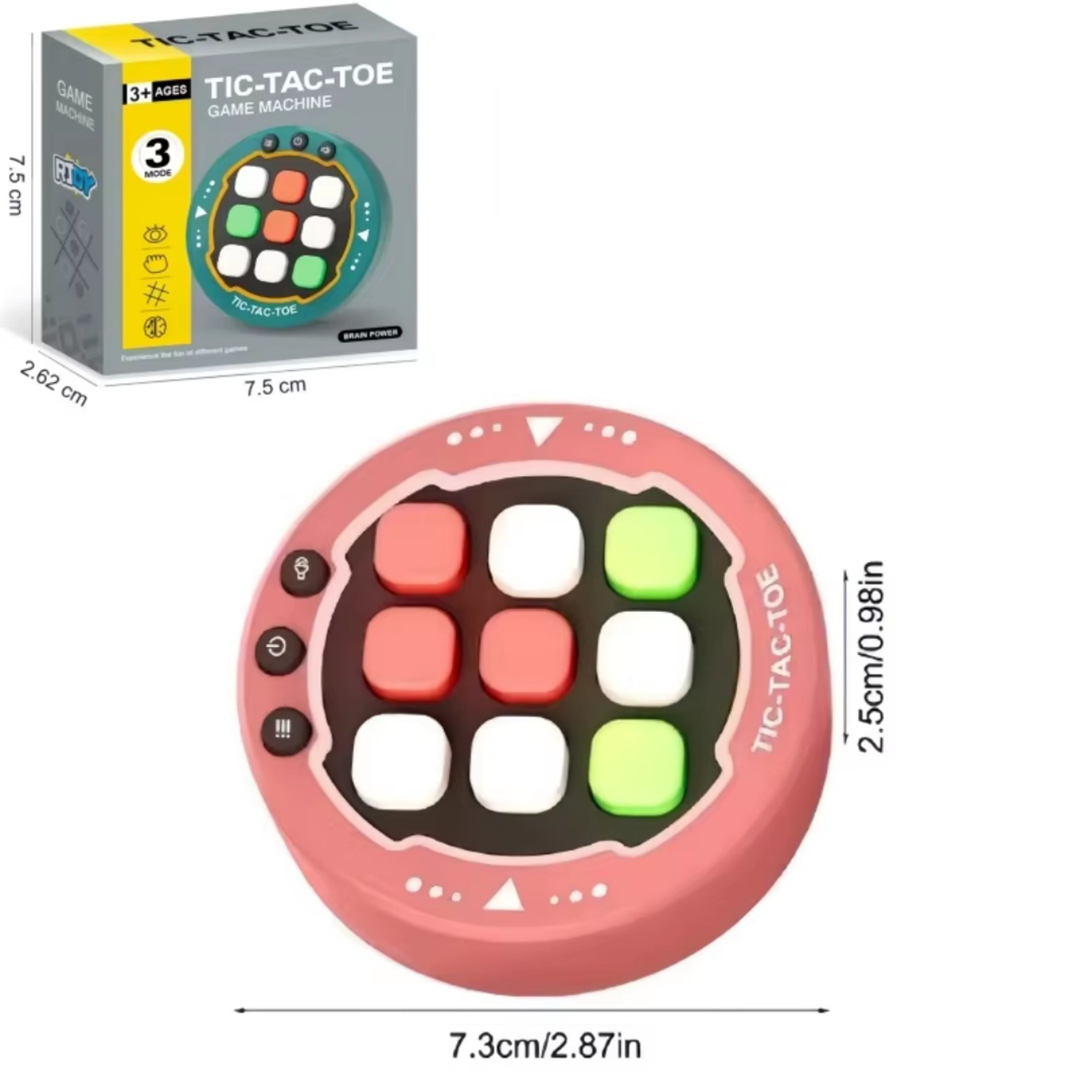 Music Rhythm Game Machine Light Up Brain Training Sensory Toy For Kids 7