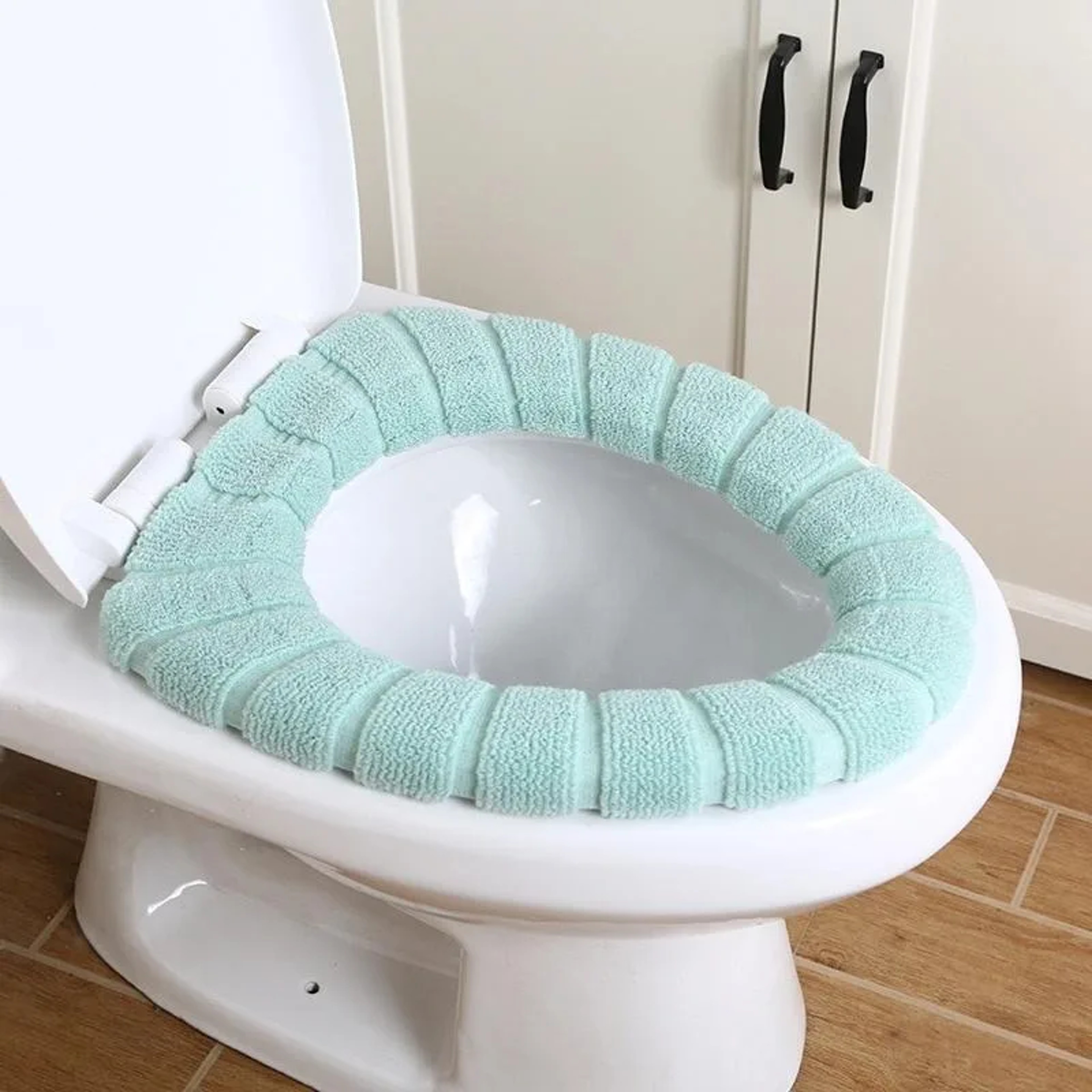 Warm Washable Acrylic Toilet Seat Cover Soft Bathroom Seat Cushion – view 8