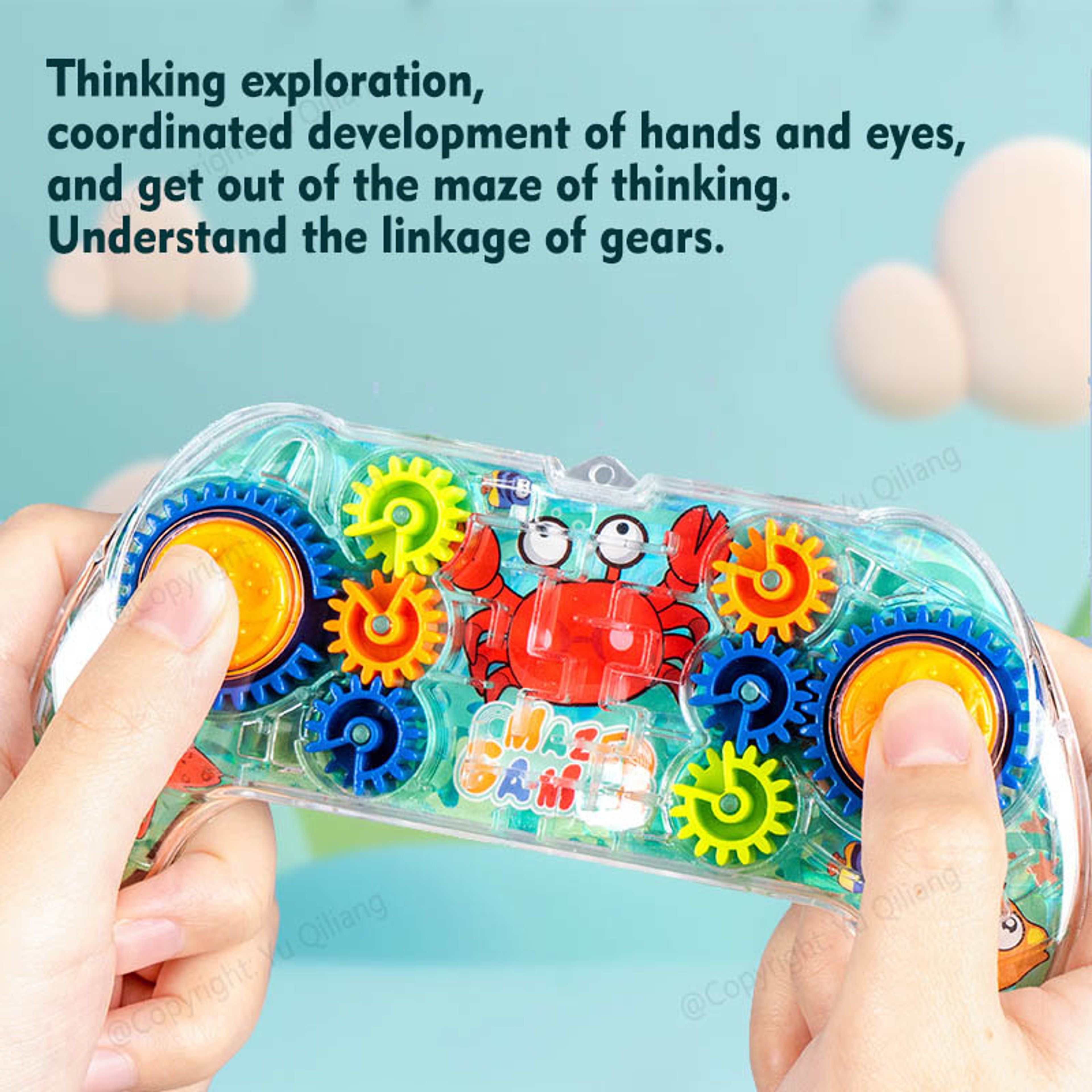 Kids Gear Maze Ball Logic Puzzle Toy for Focus Hand Eye Coordination and Family Play – view 3