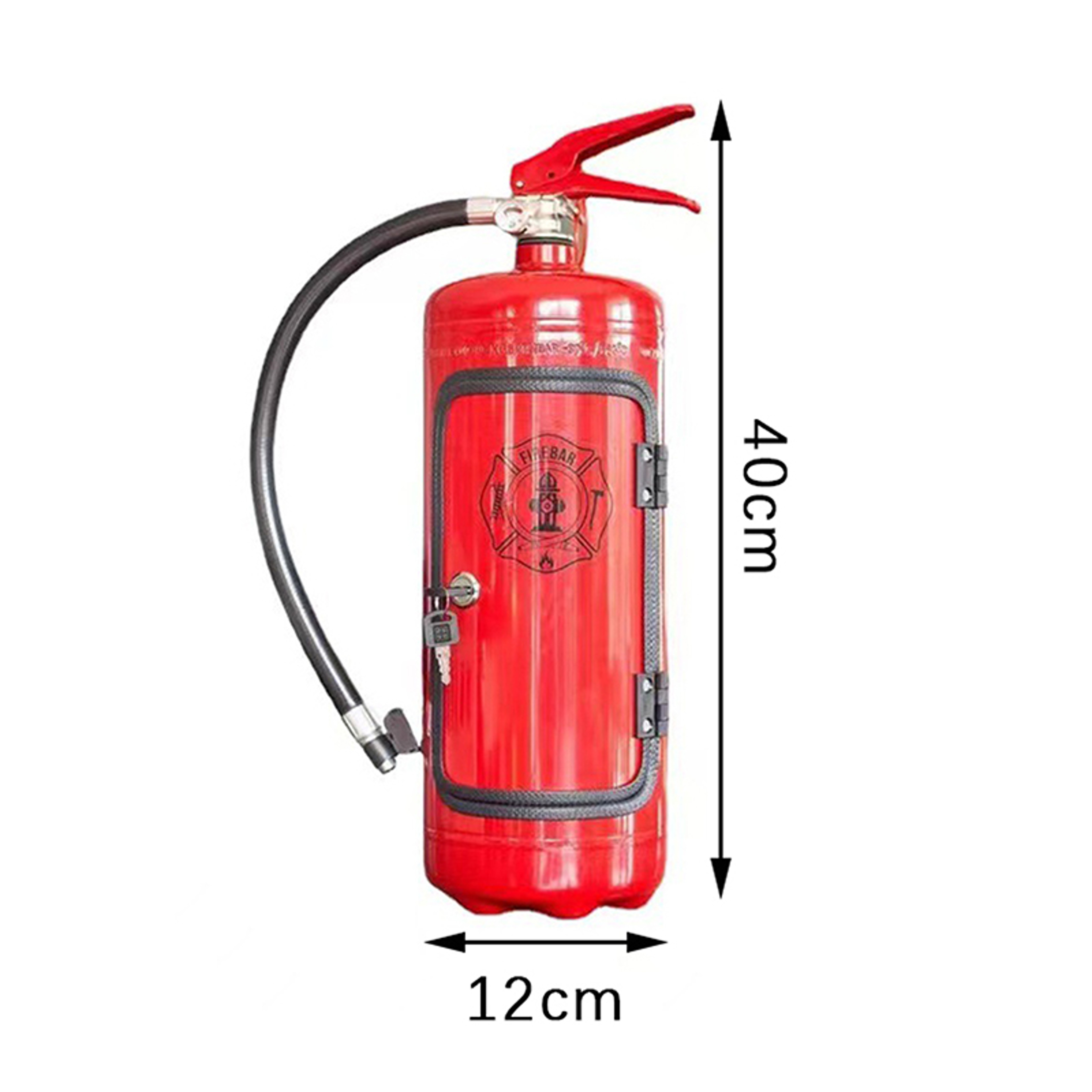 Fire Extinguisher Mini Bar Wine Cabinet Bottle Storage Box – view 6