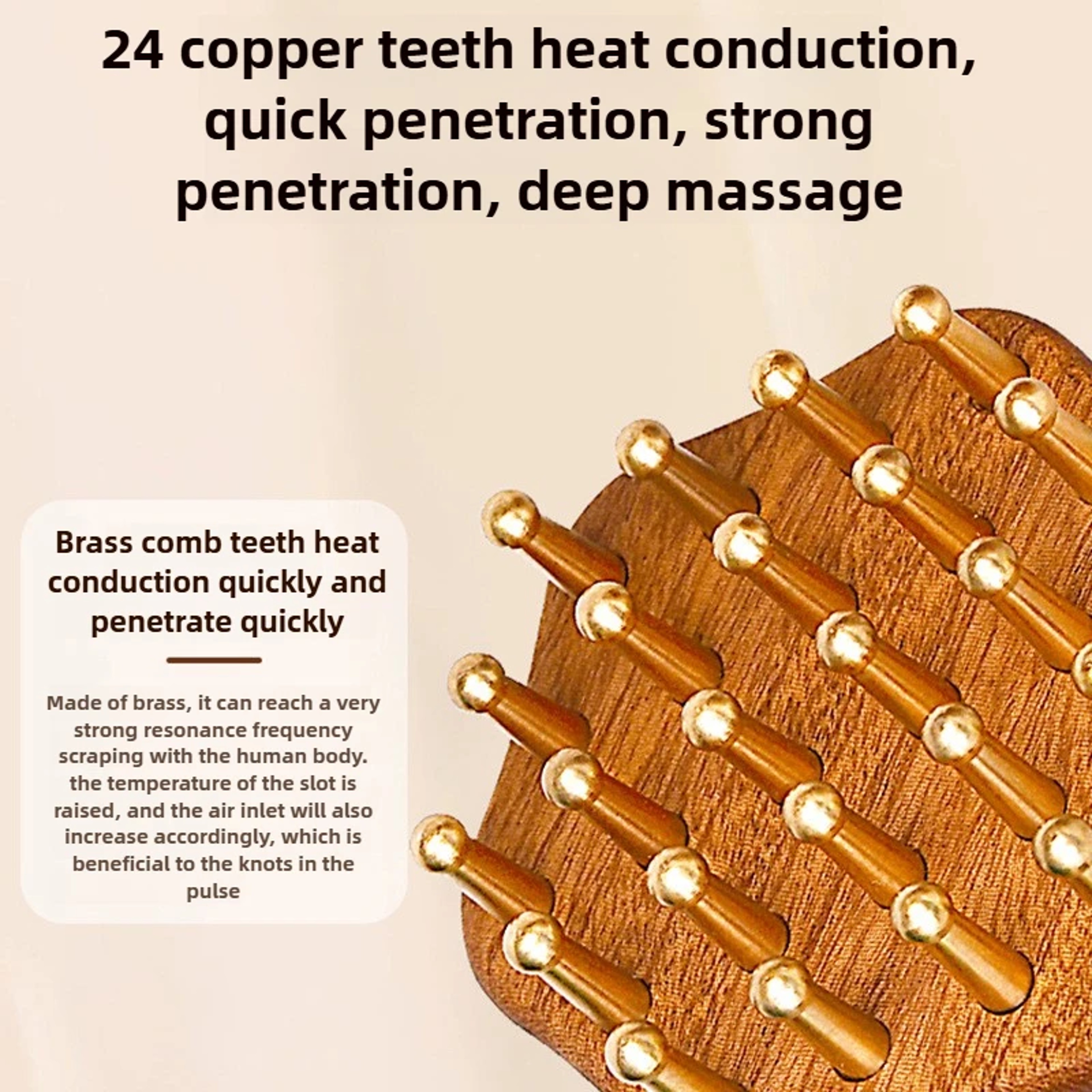 Brass Gua Sha Massage Tool For Deep Tissue Muscle Relaxation And Full Body Massage 4