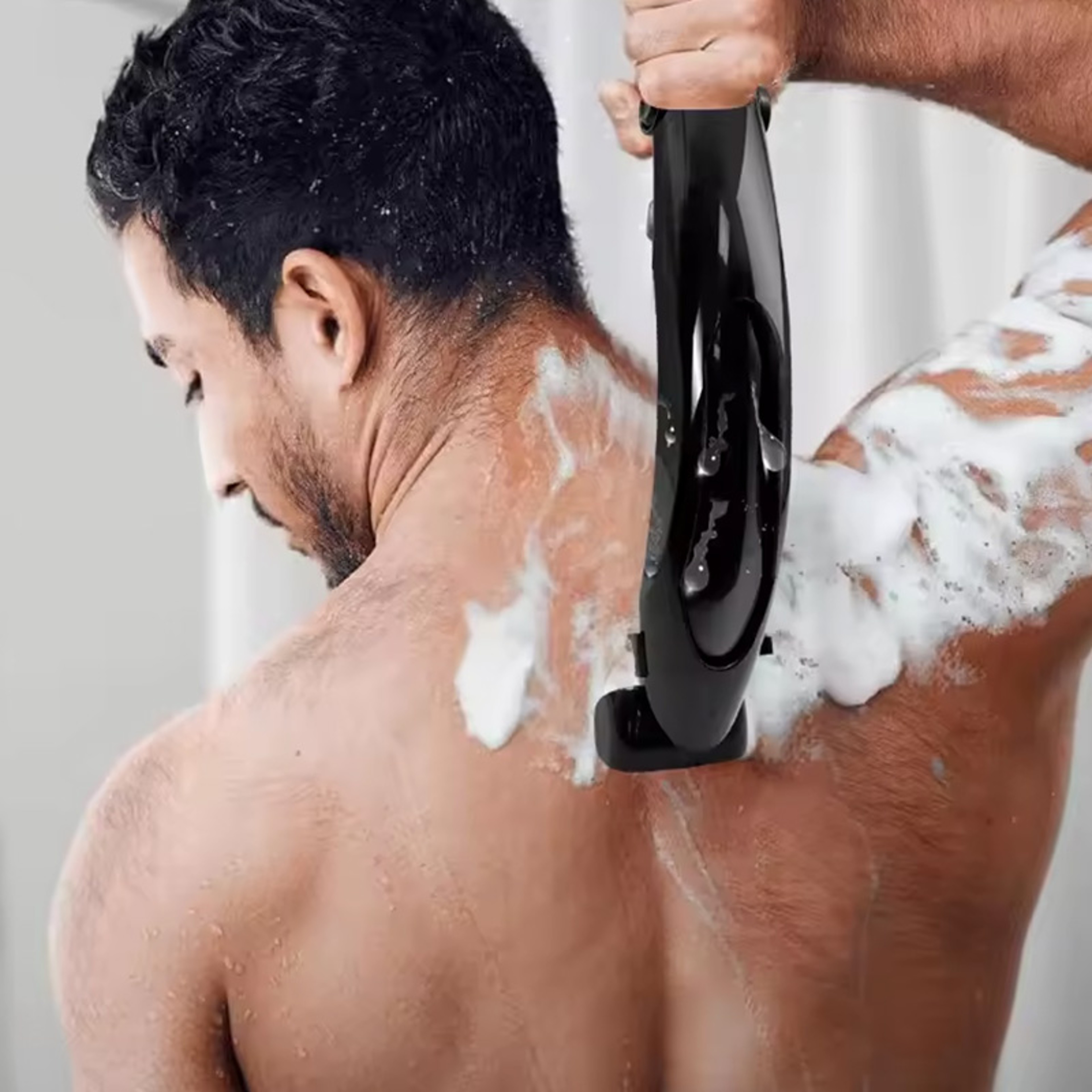 Foldable Back Shaver For Men Long Handle Body Groomer For Easy Hair Removal 1