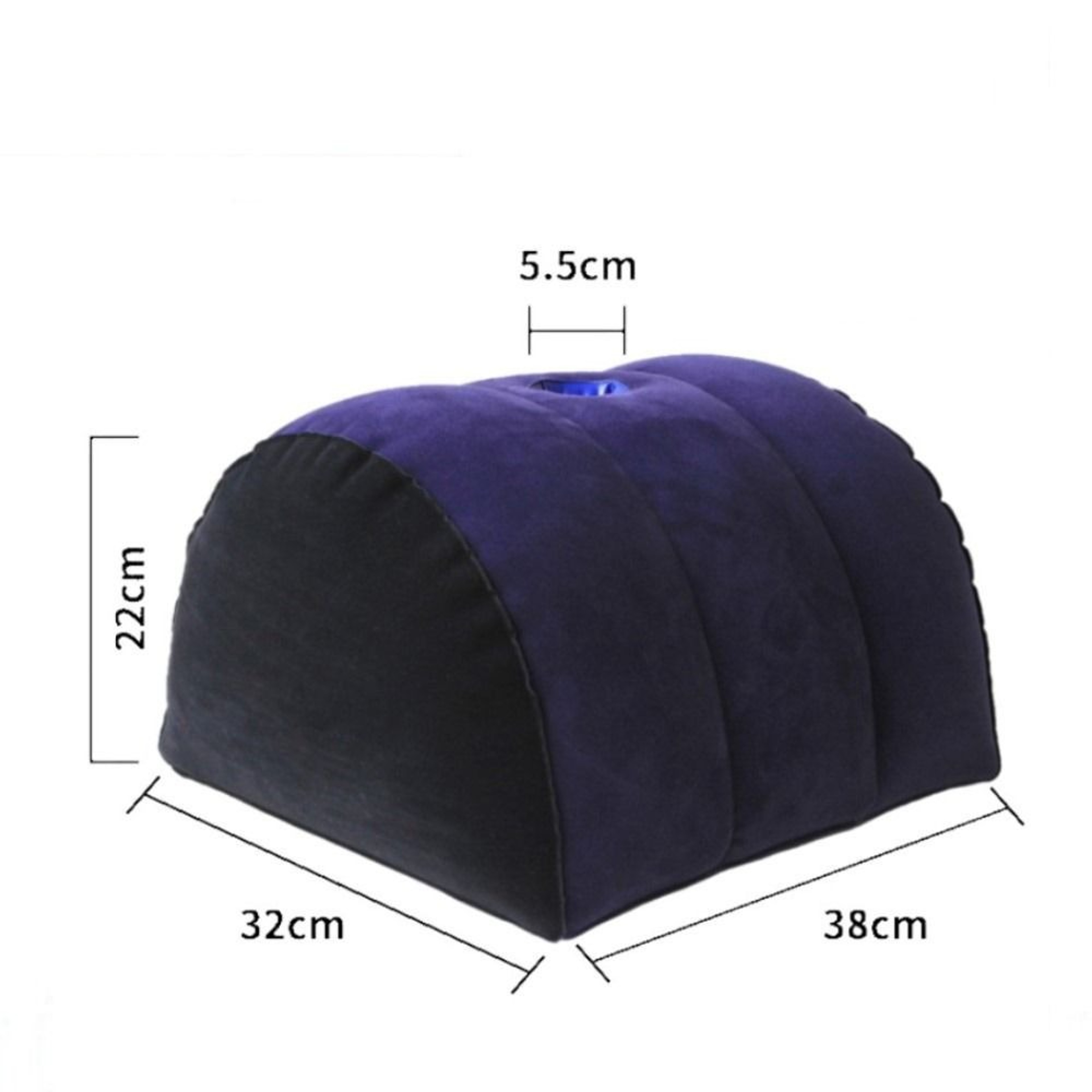 Inflatable Wedge Pillow Soft PVC Flocking Body Support Cushion 8