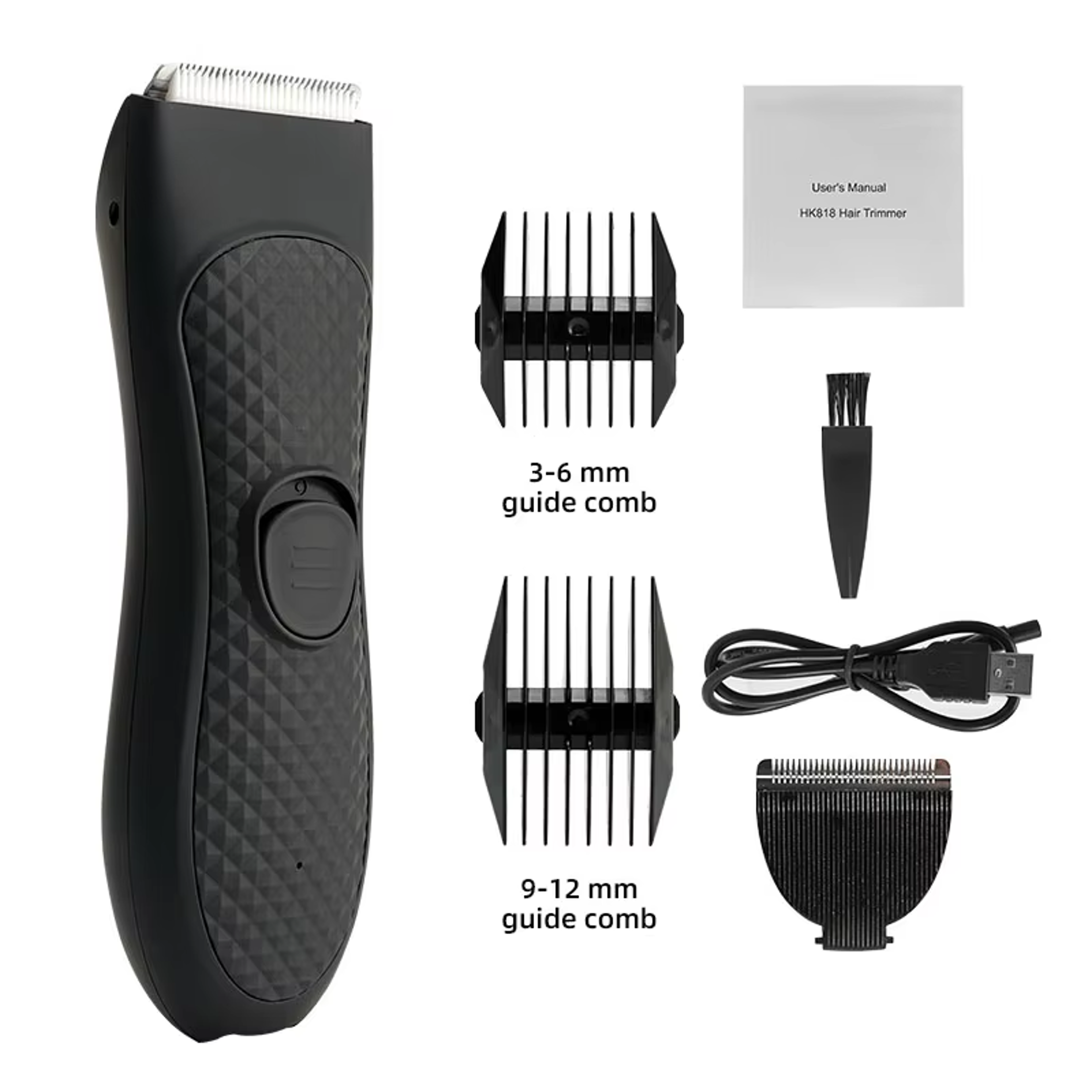 Rechargeable Mens Groin Hair Trimmer and Body Groomer for Intimate Grooming – view 8