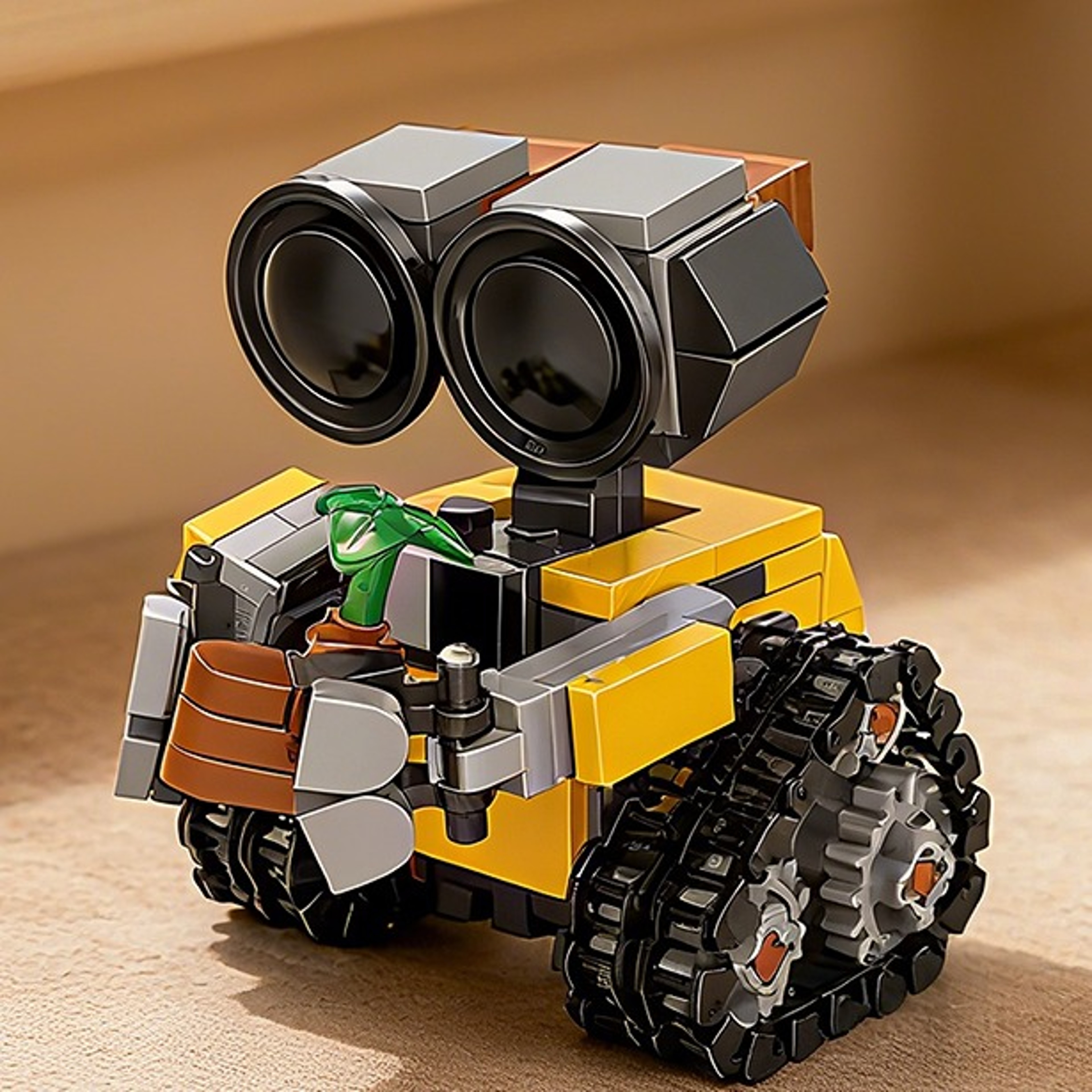 Mini Robot Building Blocks Sci Fi Tracked Robot Building Kitjpg