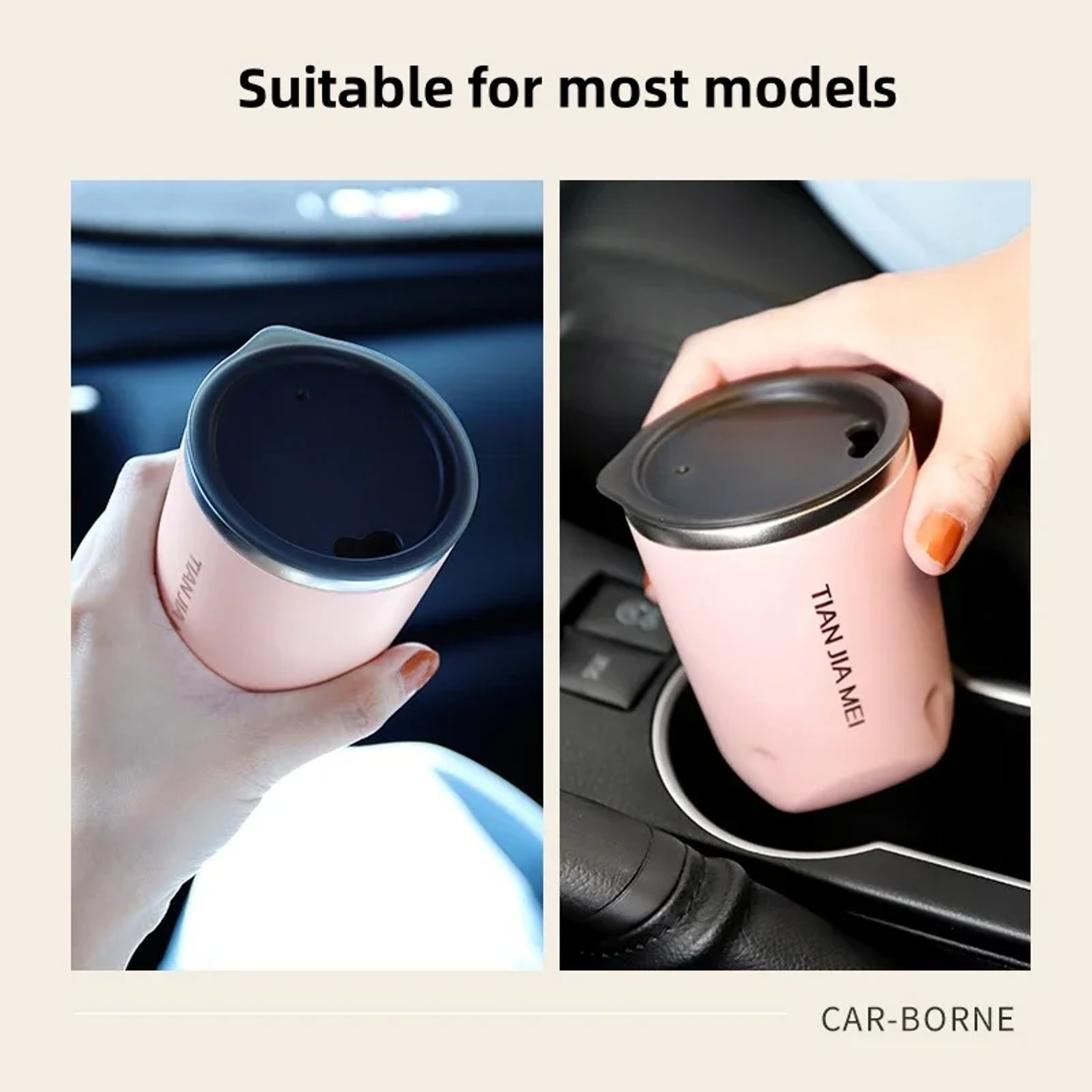Stainless Steel Insulated Travel Mug for Coffee Milk and Water – view 5
