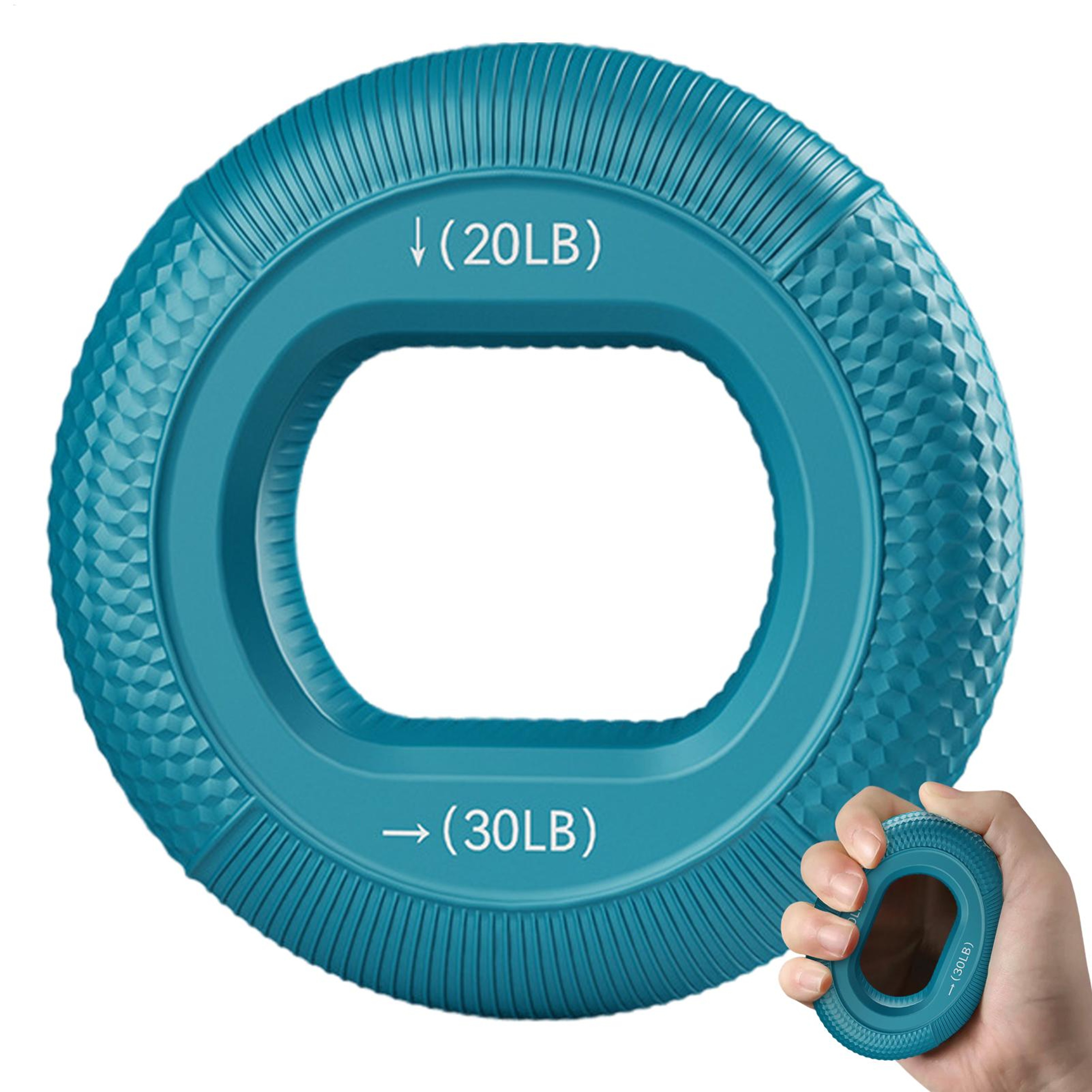 Silicone Finger Gripper Ring Hand Strengthener And Grip Exercise Trainer 4