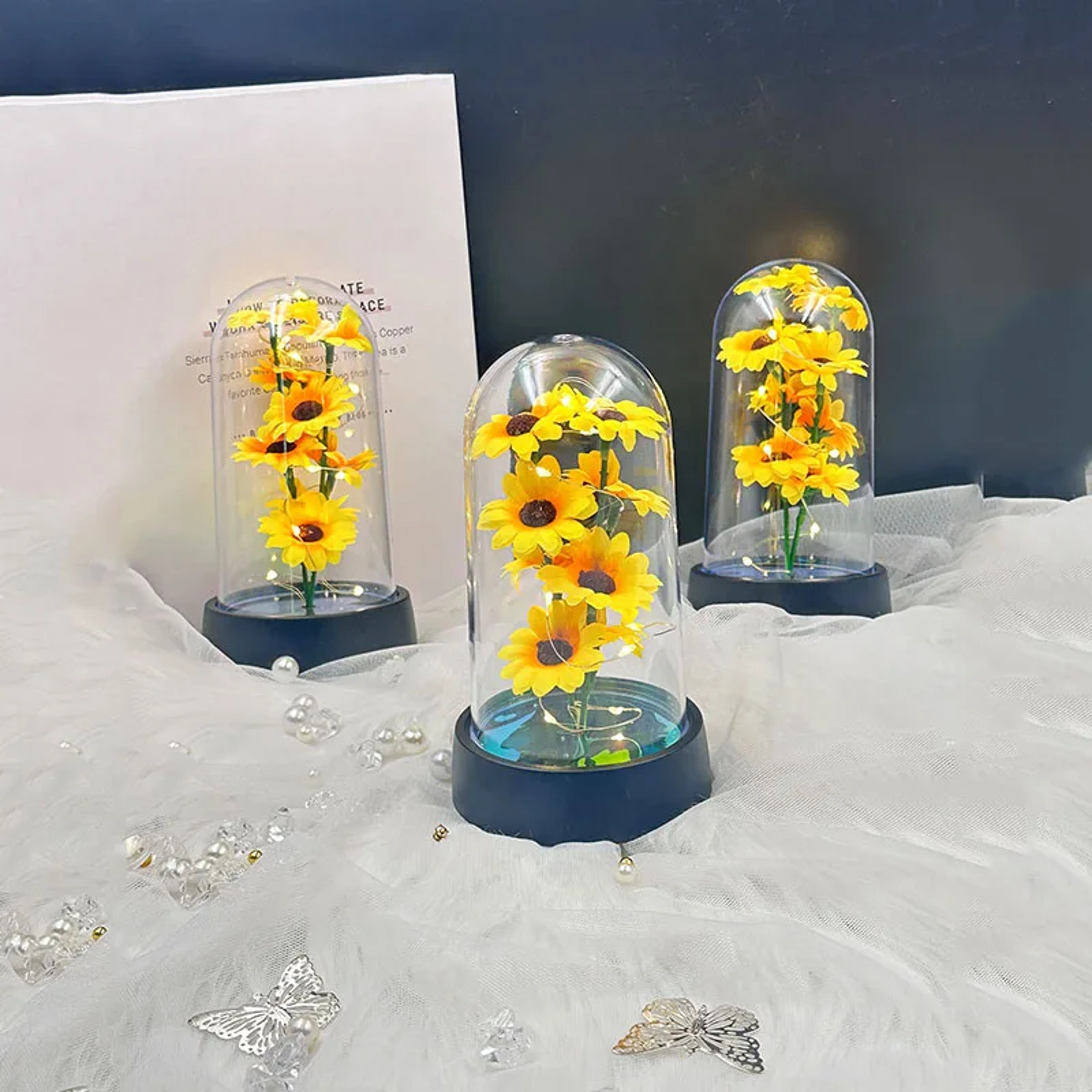 Artificial Sunflower Gift Set with Built In Light for Indoor Home Decoration – view 6