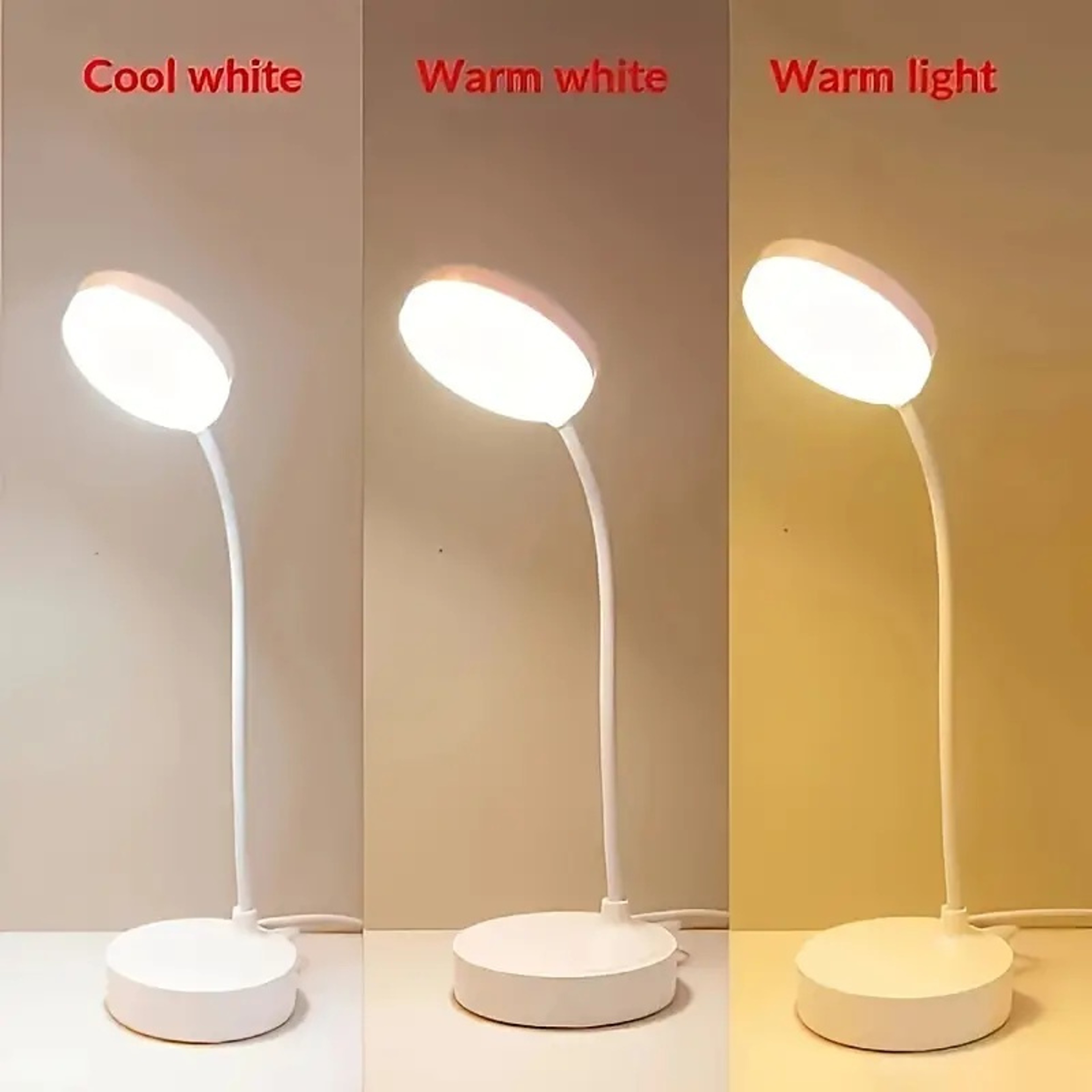 LED Touch Desk Lamp with three Level Dimming and USB Rechargeable Design – view 4