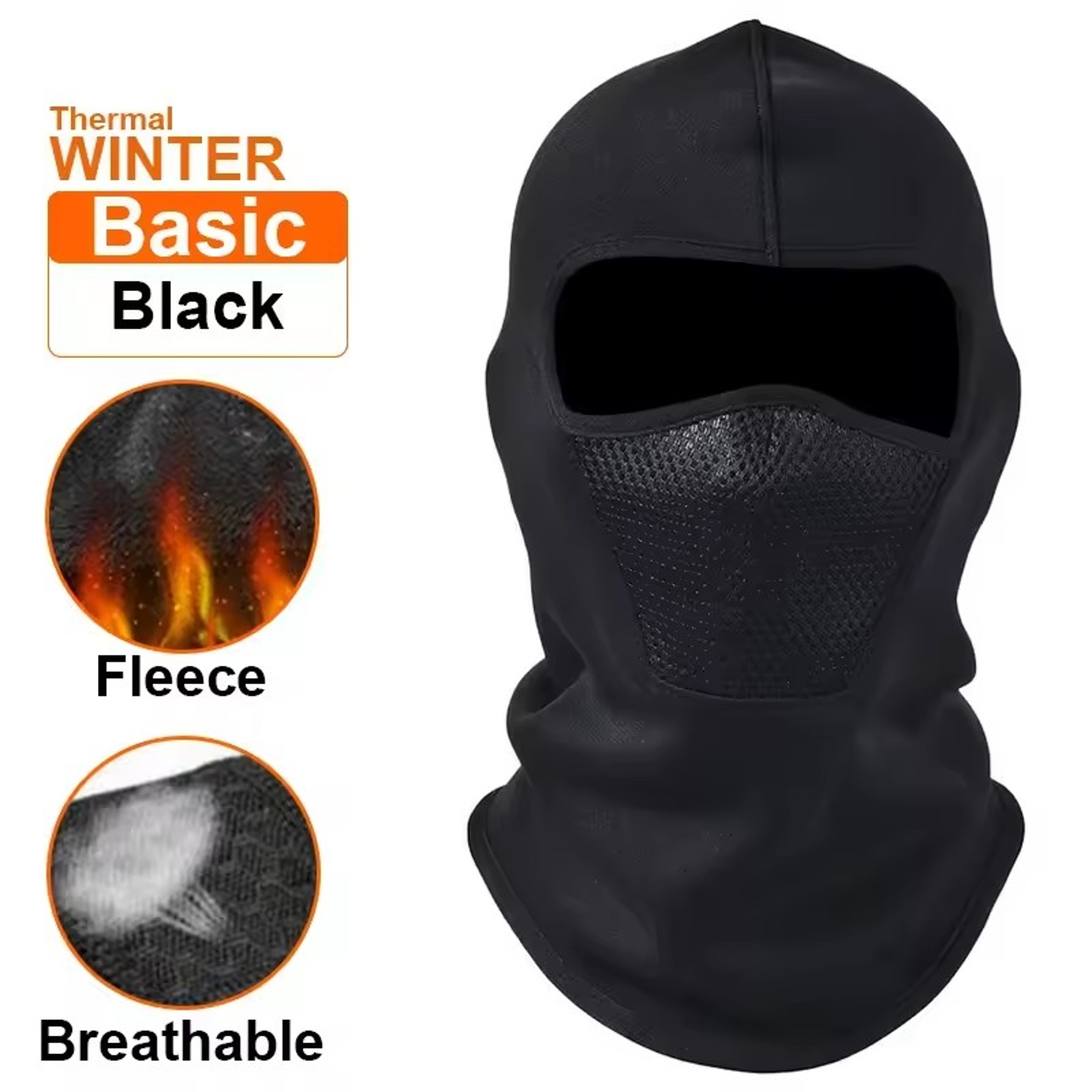 Thermal Winter Balaclava for Men with Full Face Coverage – view 8