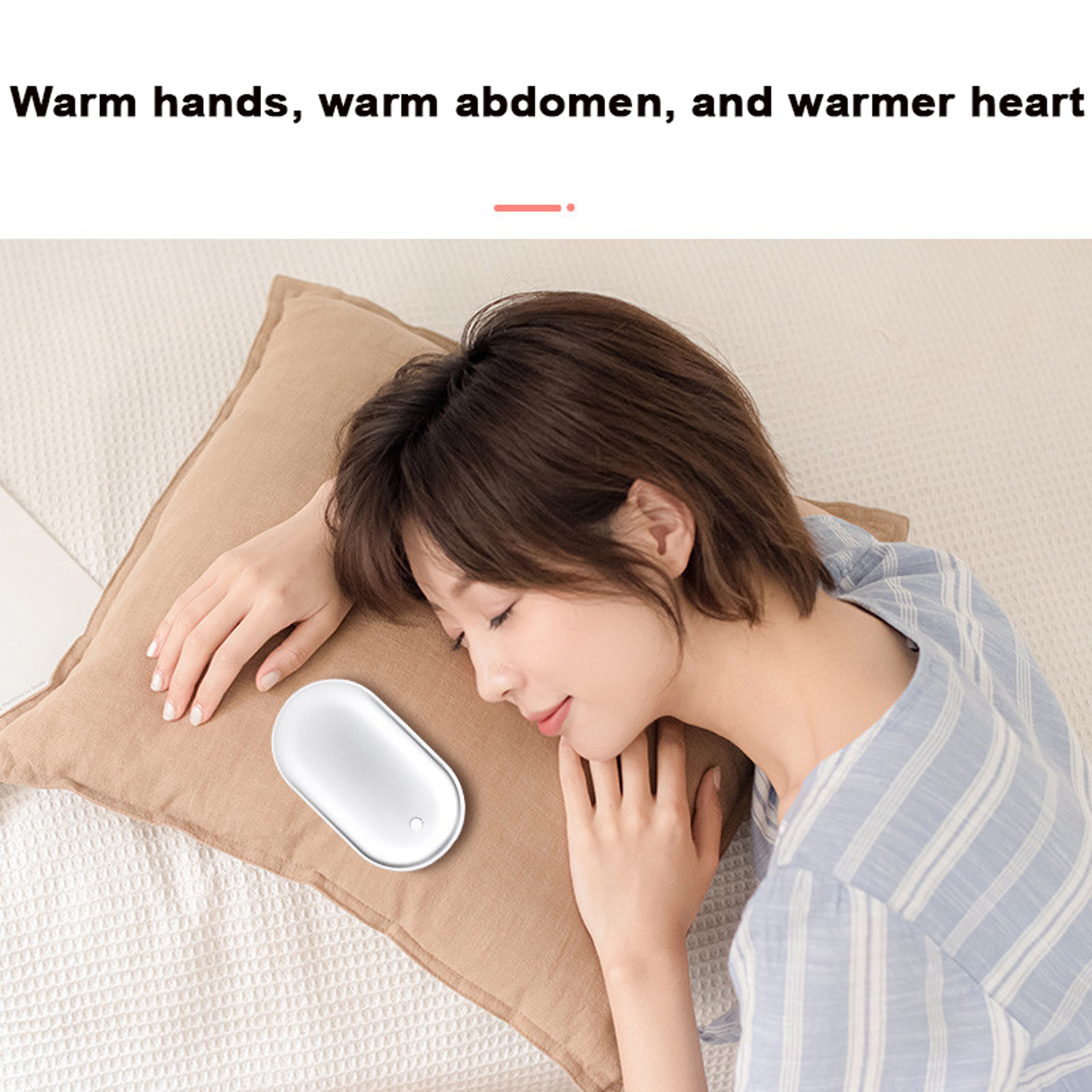 Double Sided Rechargeable Hand Warmer With Fast Heating And Three Temperature Levels 4
