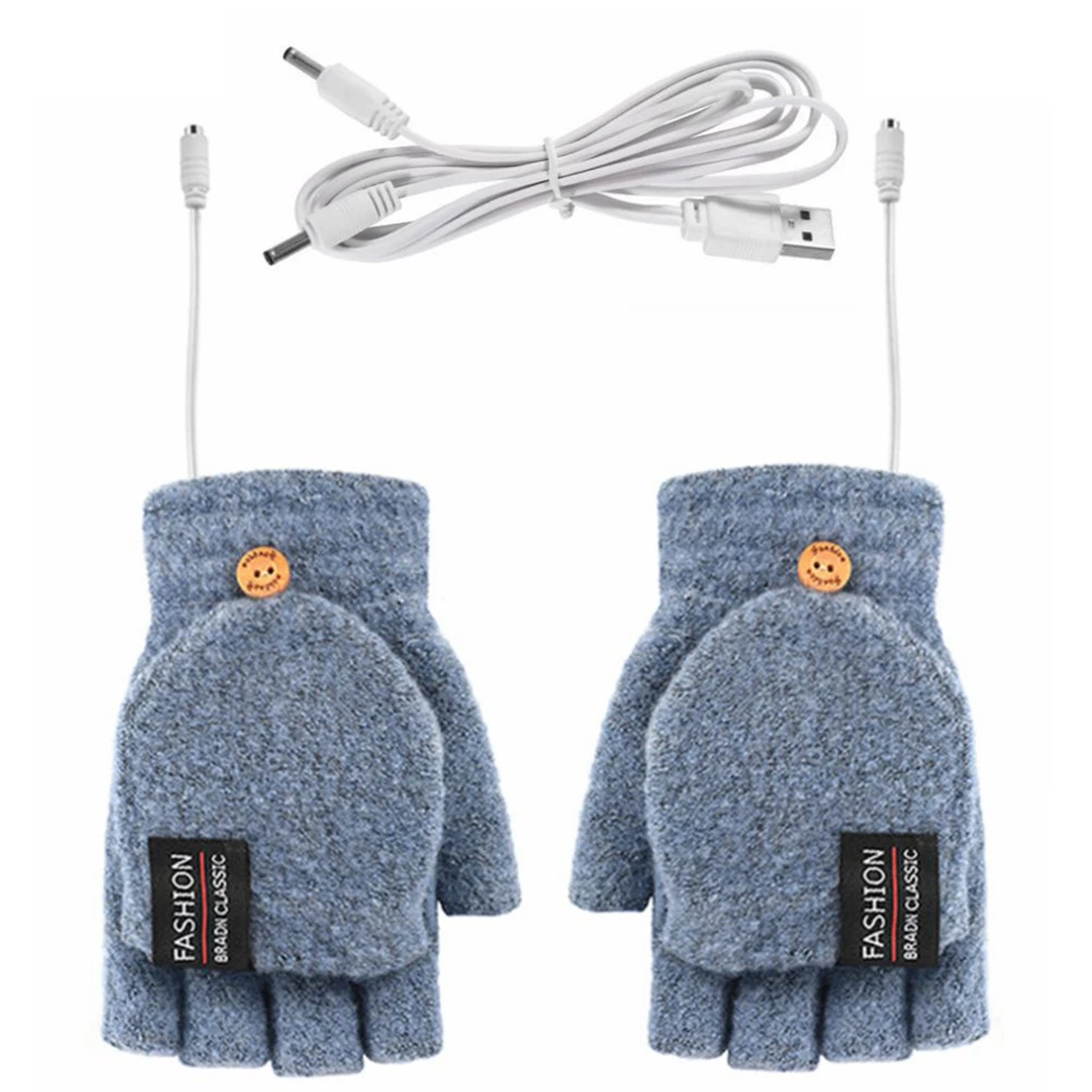 Rechargeable USB Electric Heating Gloves Winter Warm Hand Warmers – view 10