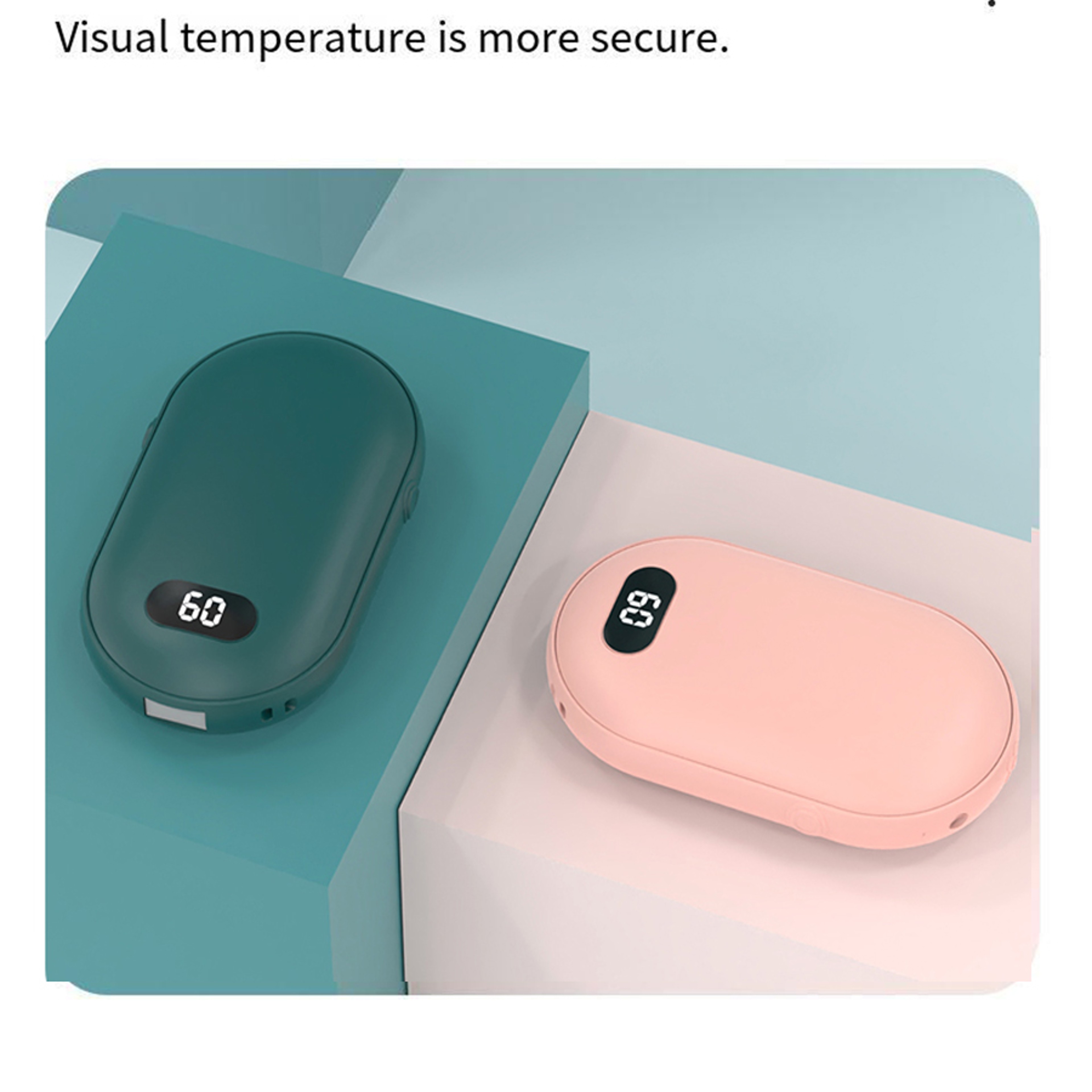 Rechargeable Portable Hand Warmer With DoubleSided Heating And Two Heat Settings 4