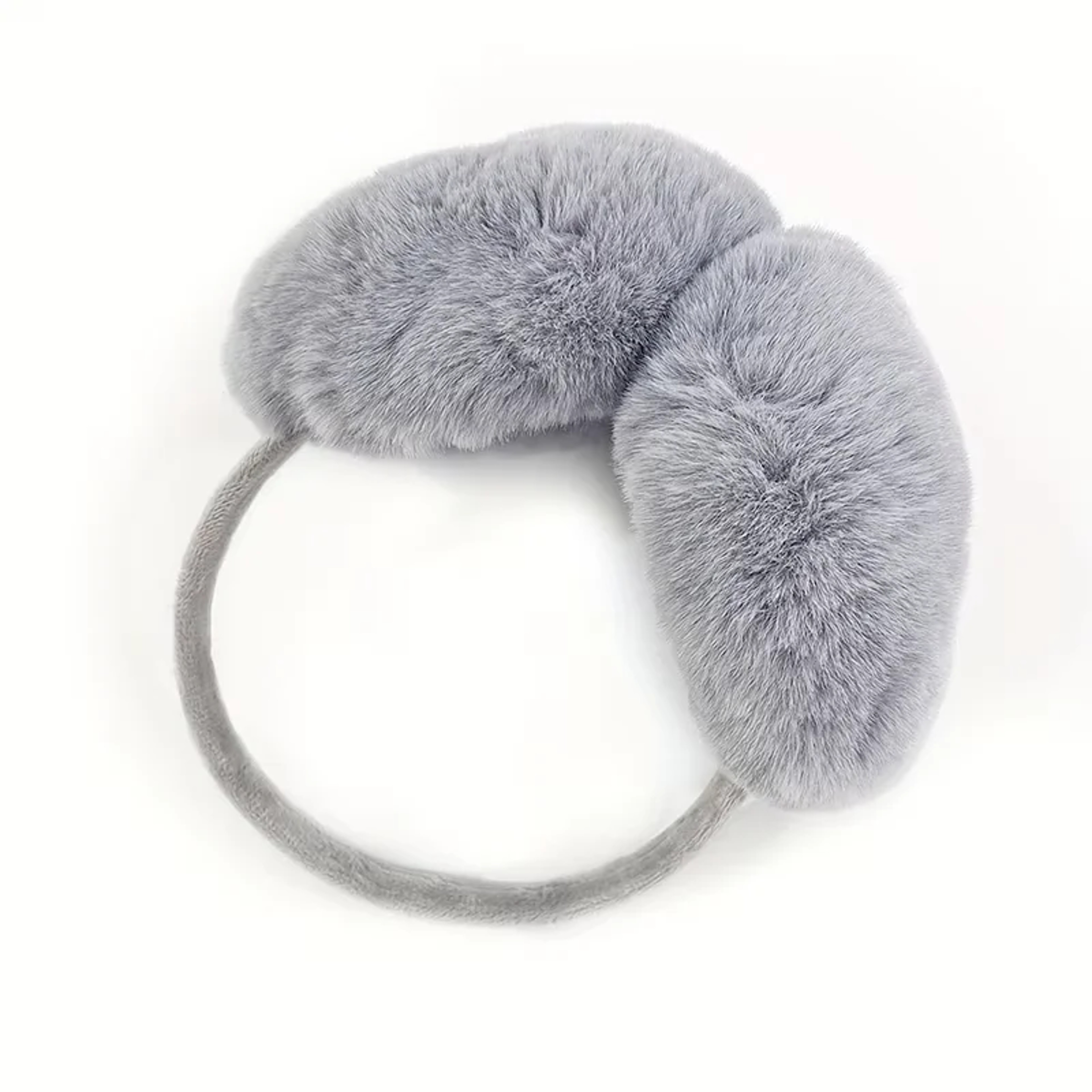 Plush Unisex Warm Earmuffs Solid Color Outdoor Winter Ear Covers – view 5