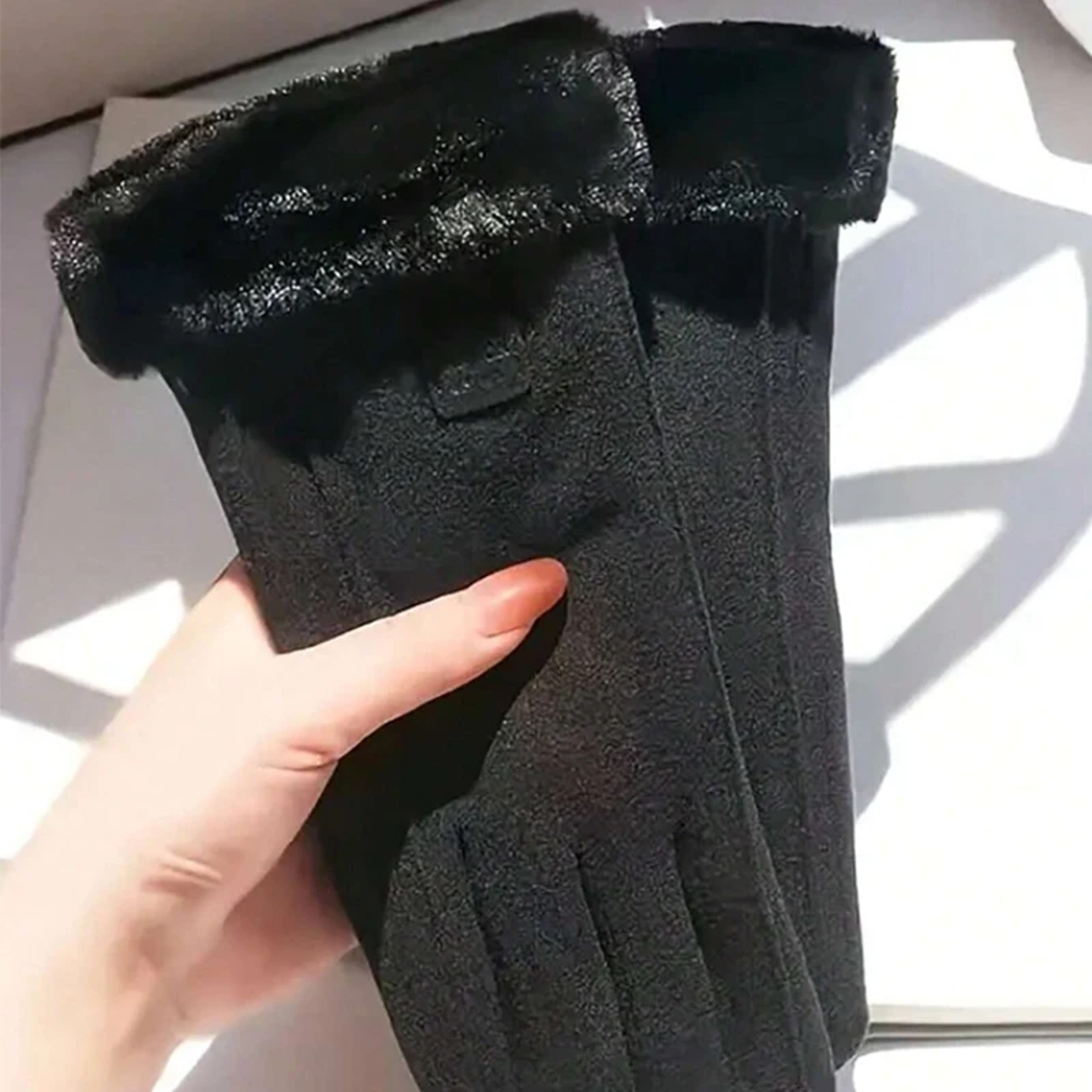 Women Knit Winter Gloves Warm Stretch Outdoor Sports Gloves – view 8