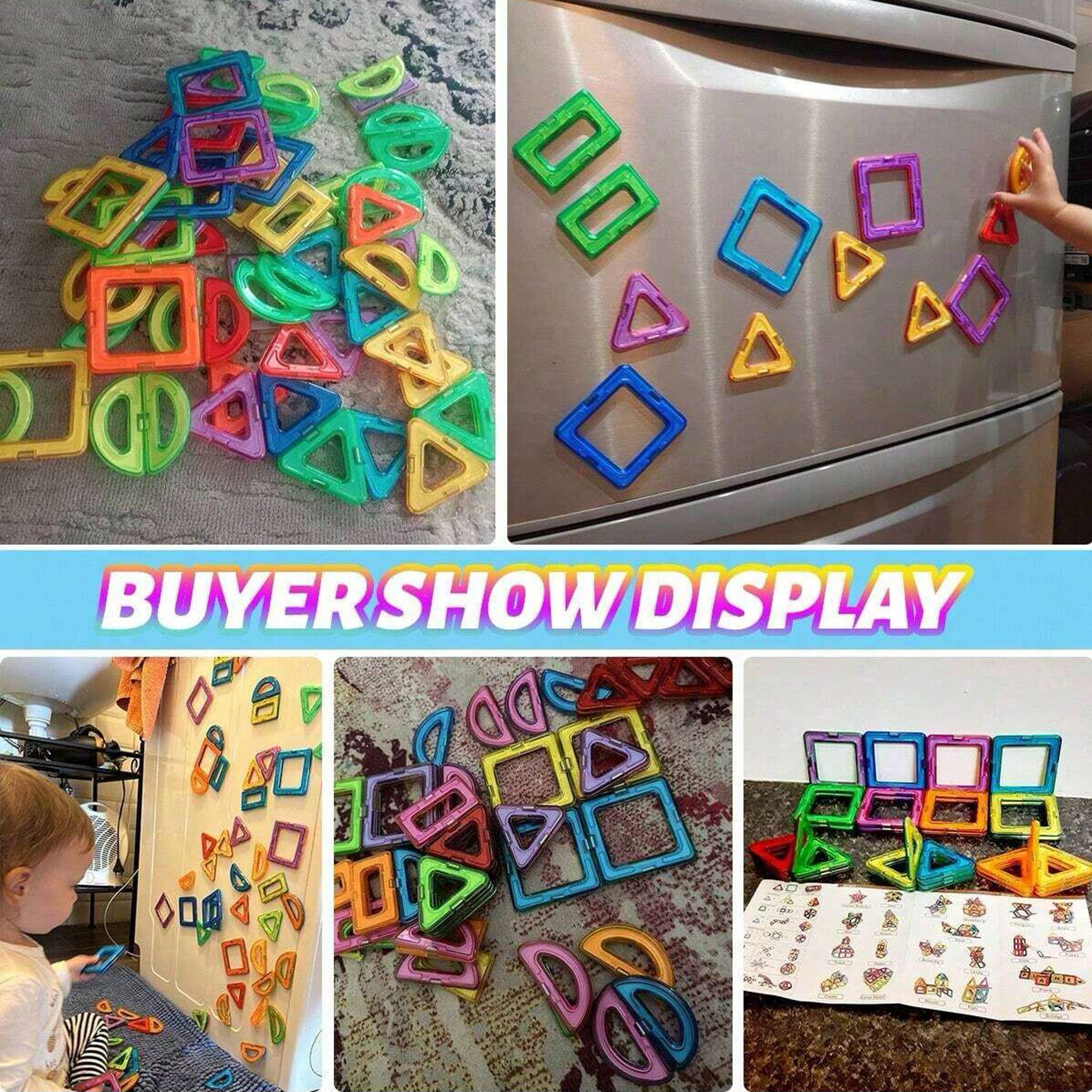 Medium Size Magnetic Building Blocks STEM Educational Construction Toy Set 2
