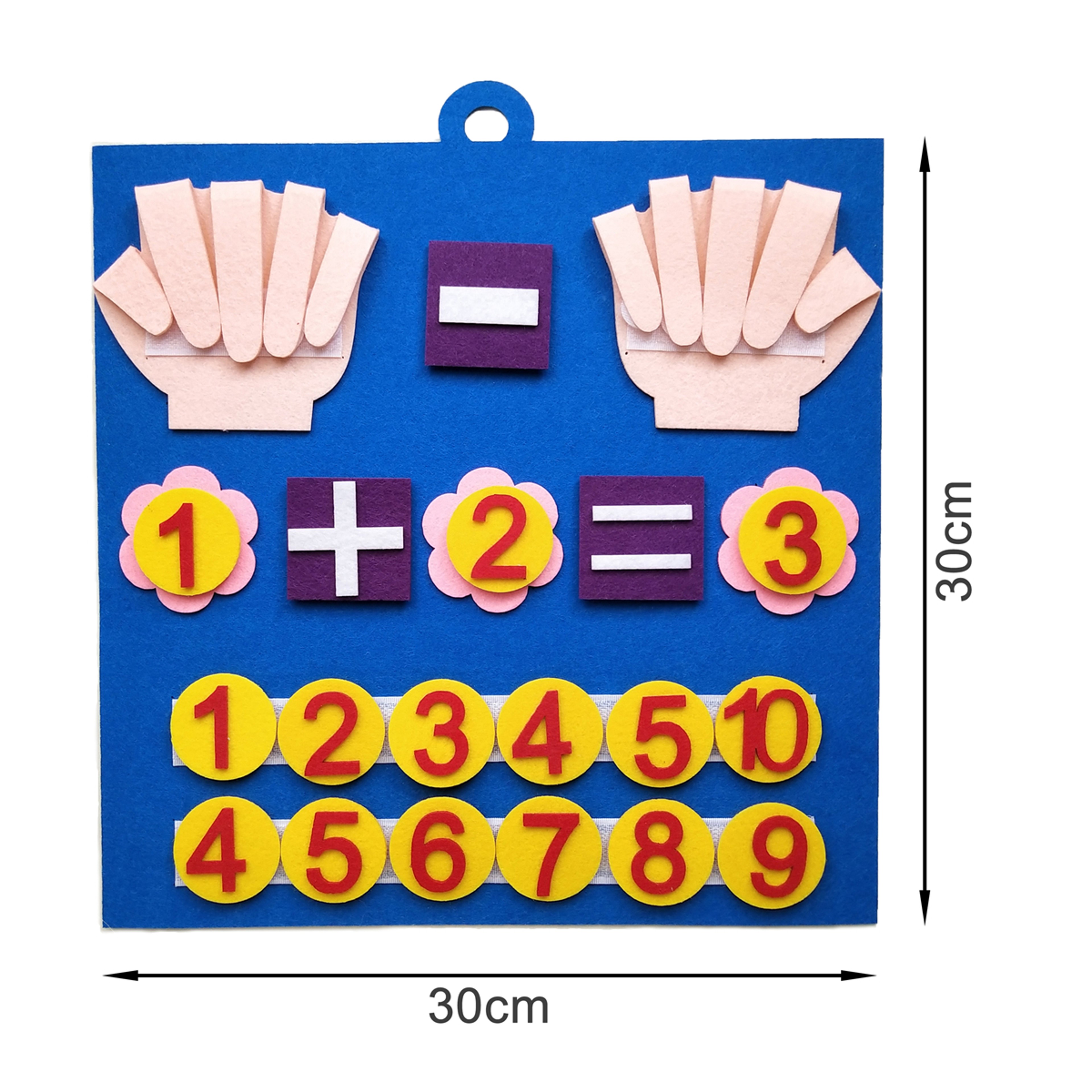 Felt Finger Numbers Math Toy Toddler Counting Early Education Learning Game – view 6