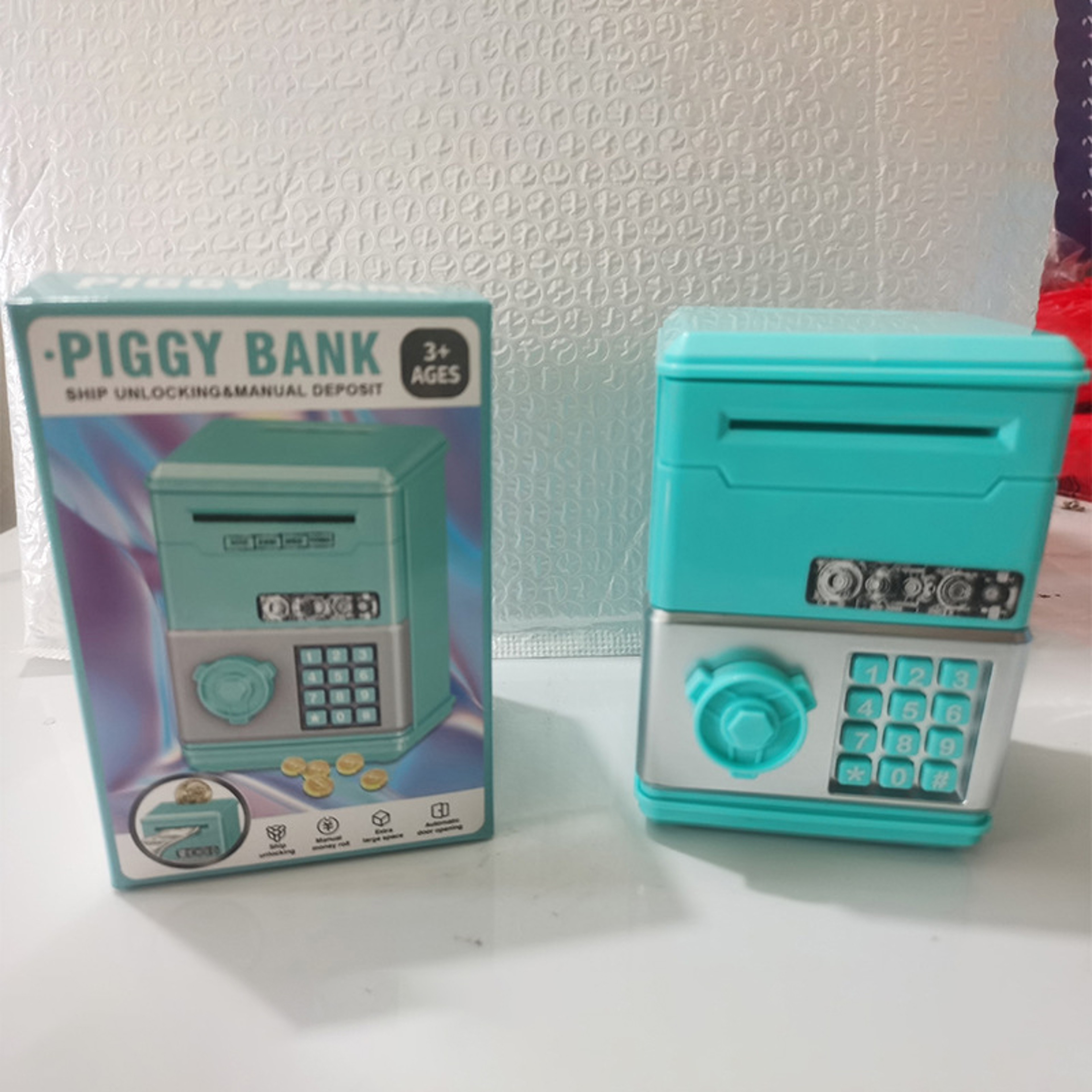 Creative Mini Size Childrens Savings Bank Toy Piggy Bank Storage Box 7