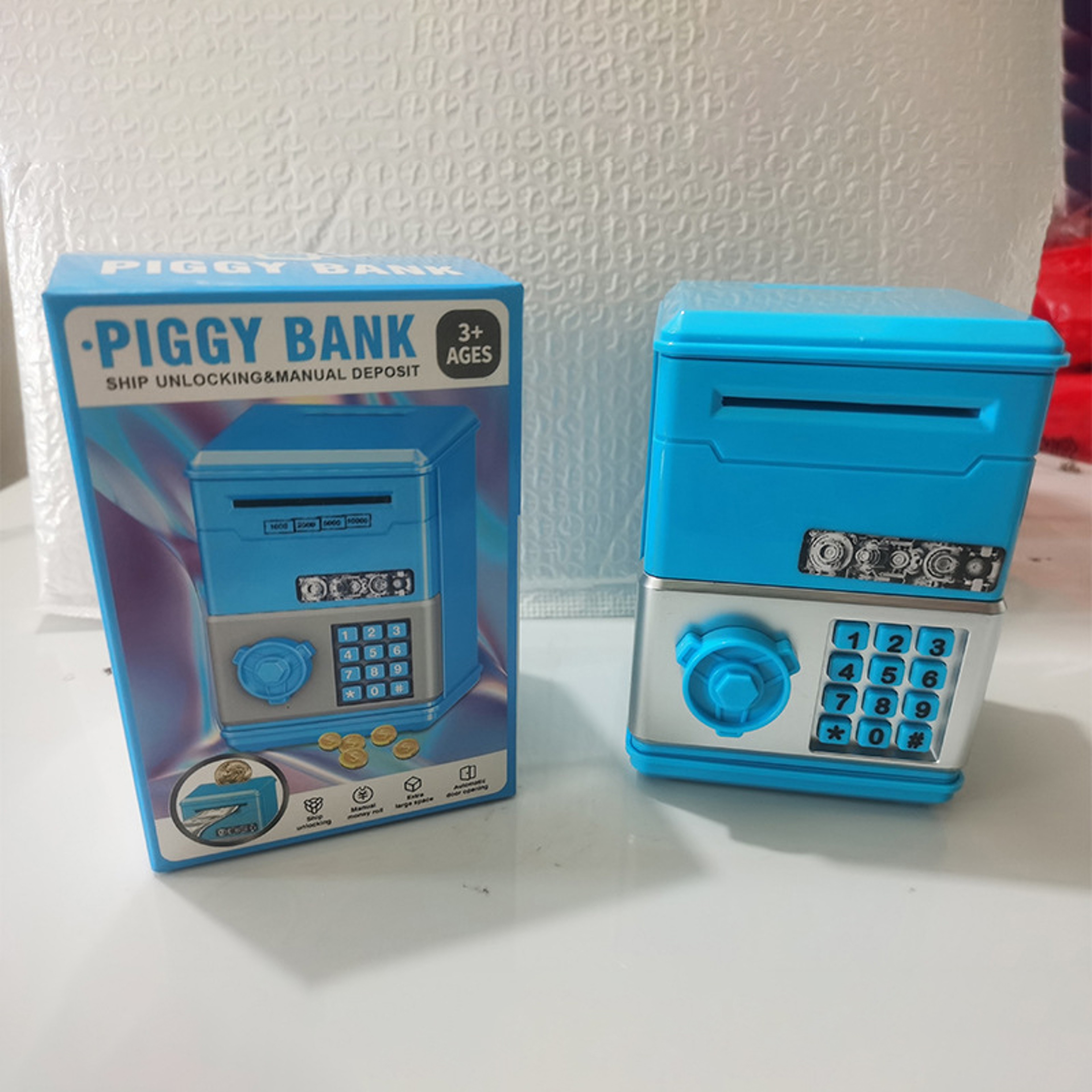 Creative Mini Size Childrens Savings Bank Toy Piggy Bank Storage Box 6