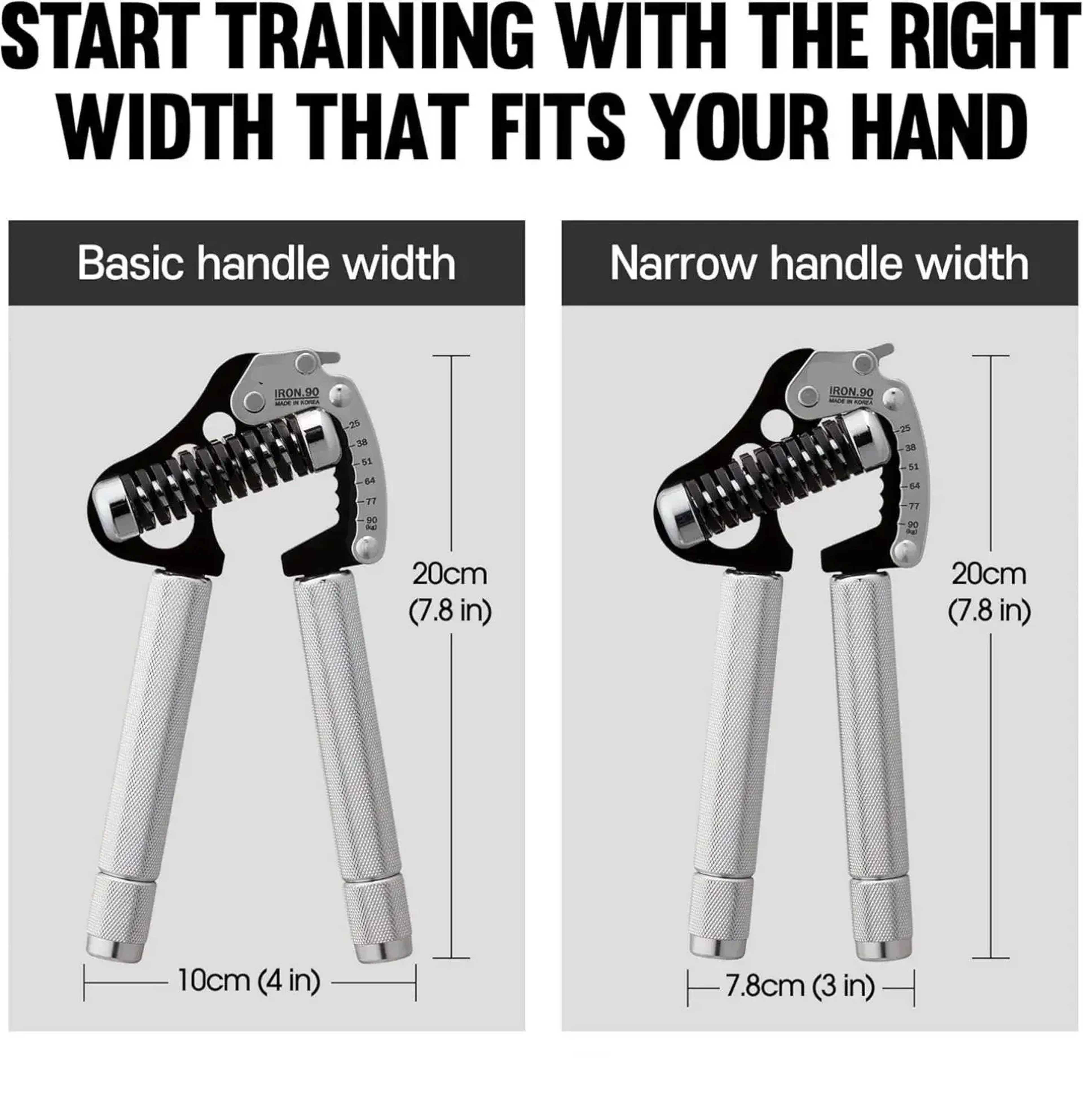 Adjustable Hand Grip Strengthener with Resistance – view 4