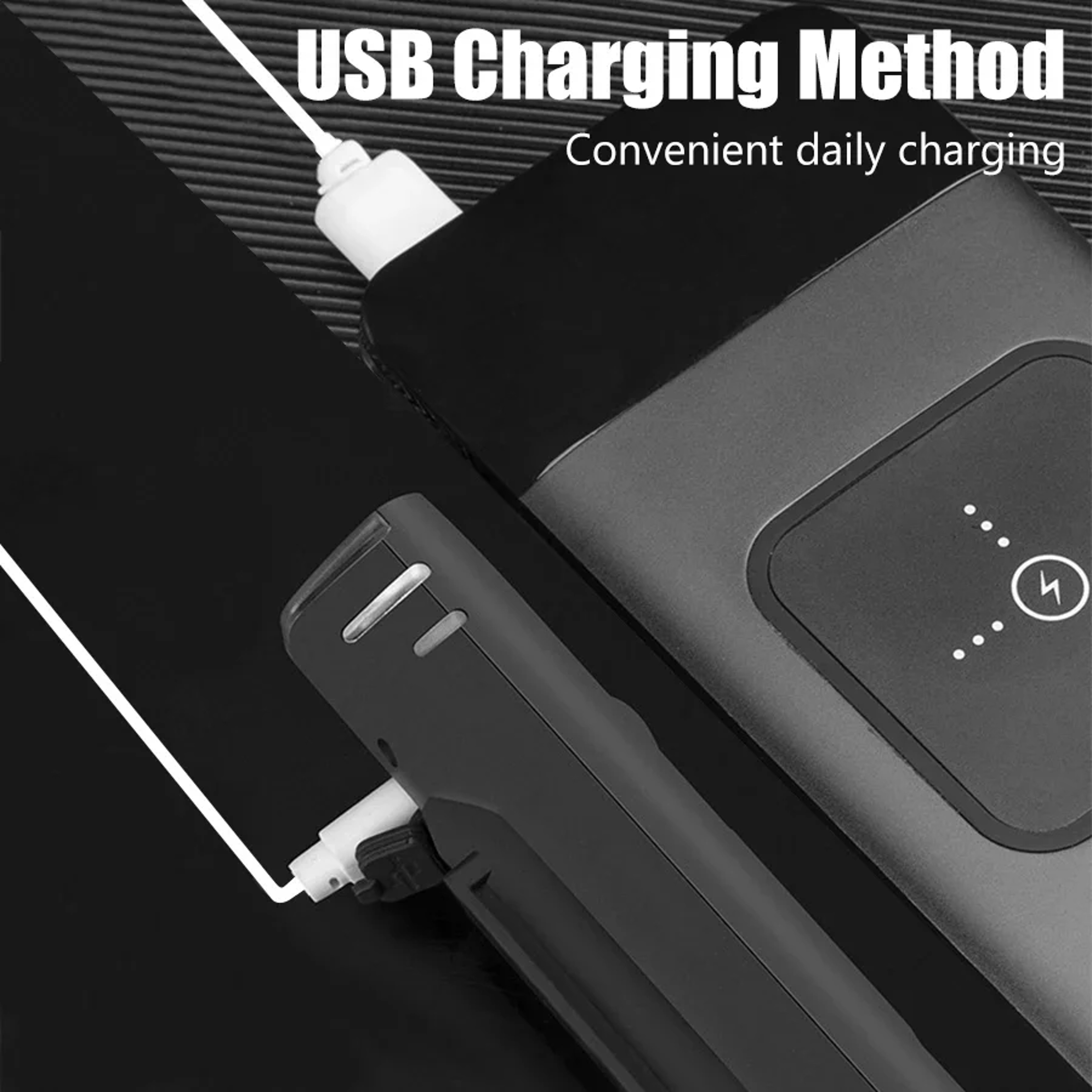 USB Rechargeable Bike Headlight with Water Resistance – view 4