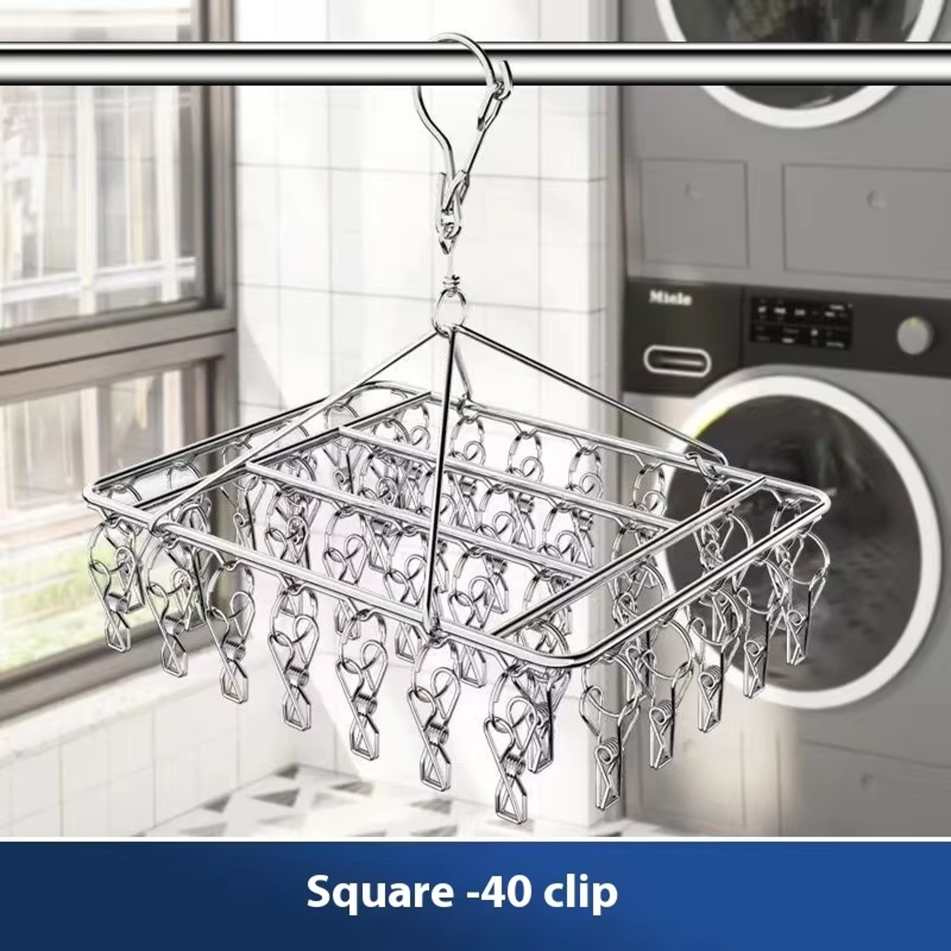 Stainless Steel Windproof Clothespins For Clothesline And Drying Rack 6