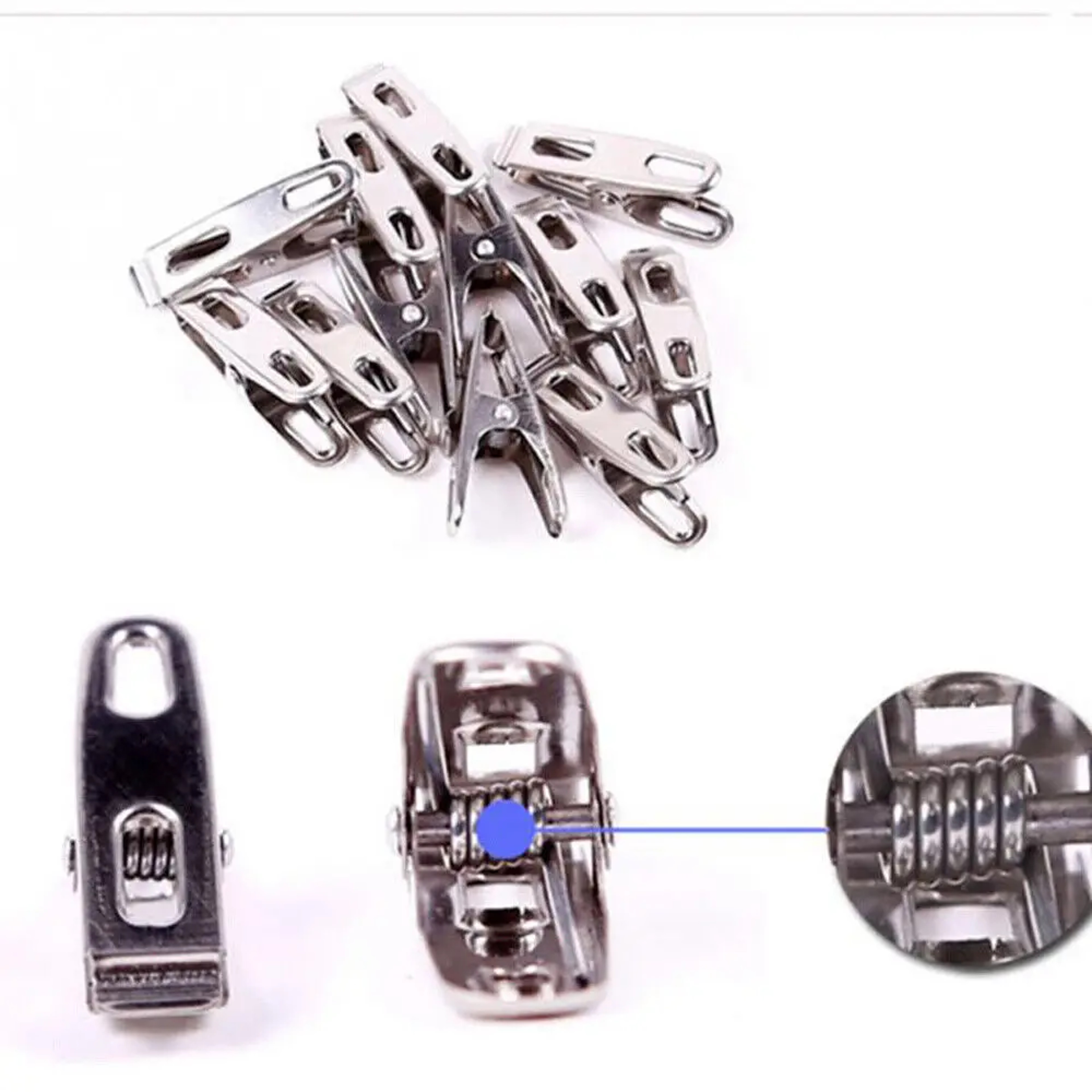 Stainless Steel Clothes Pegs Windproof Laundry Clips – view 2