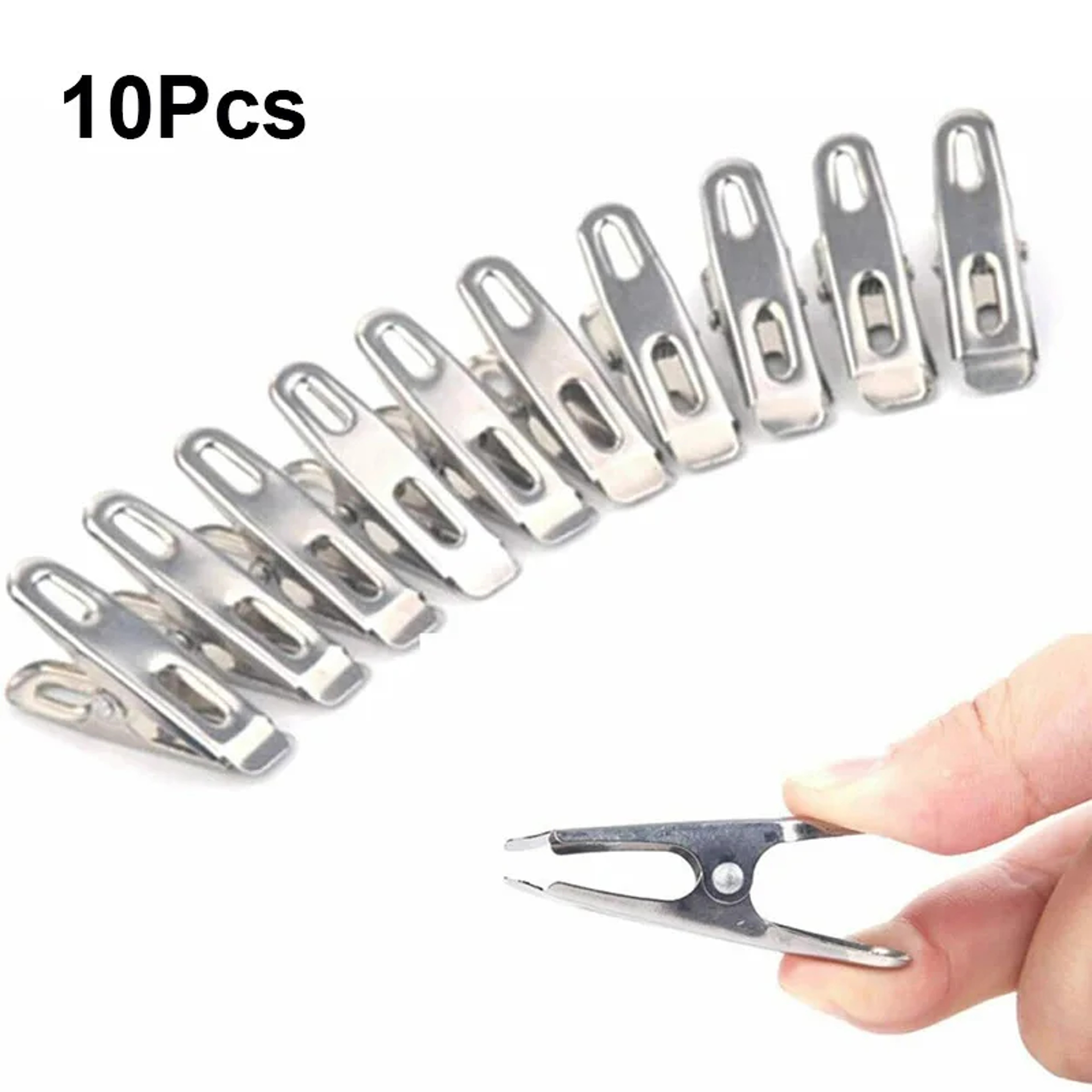 Stainless Steel Clothes Pegs Windproof Laundry Clips – view 7