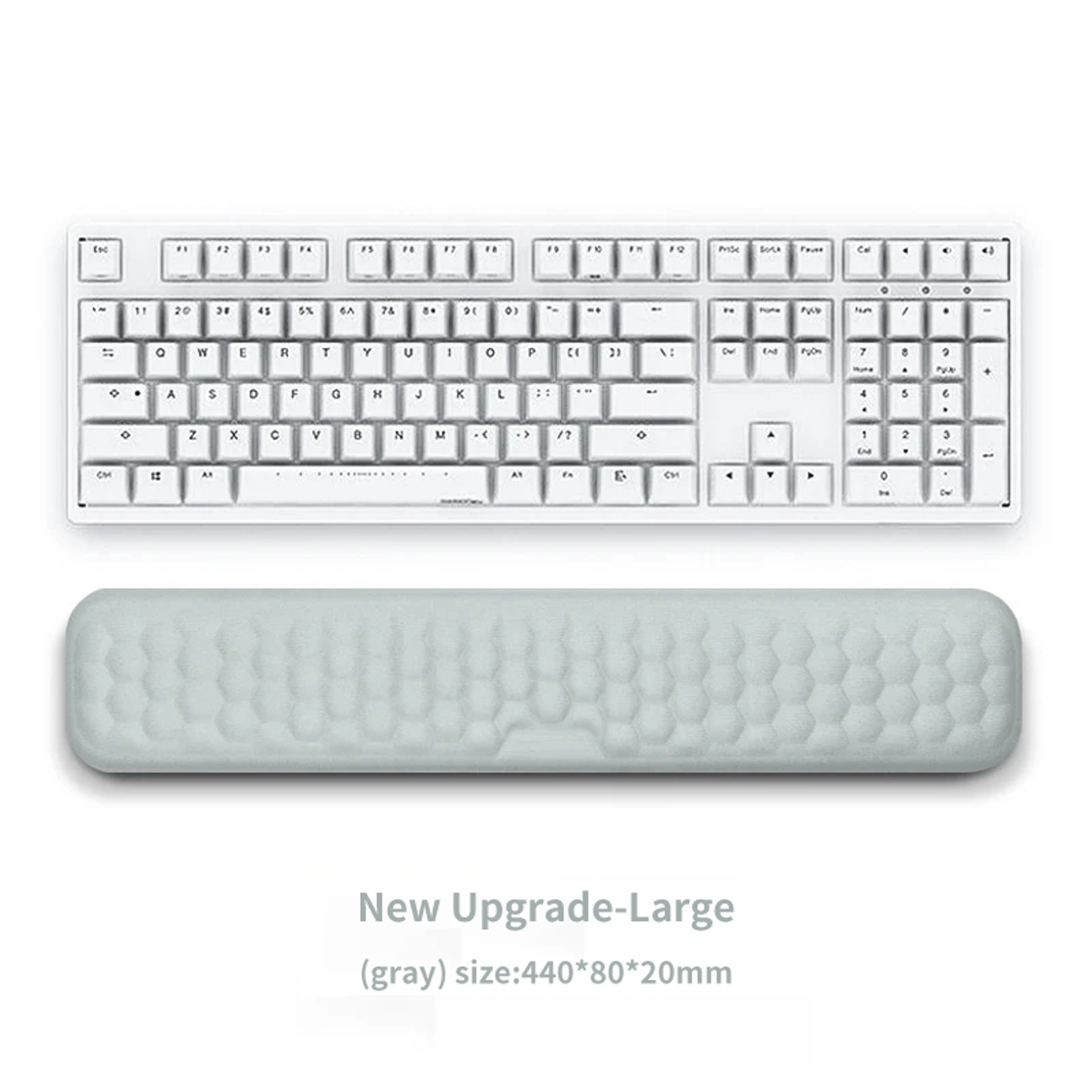 Memory Foam Keyboard And Mouse Wrist Rest Pad With Fabric Surface 10