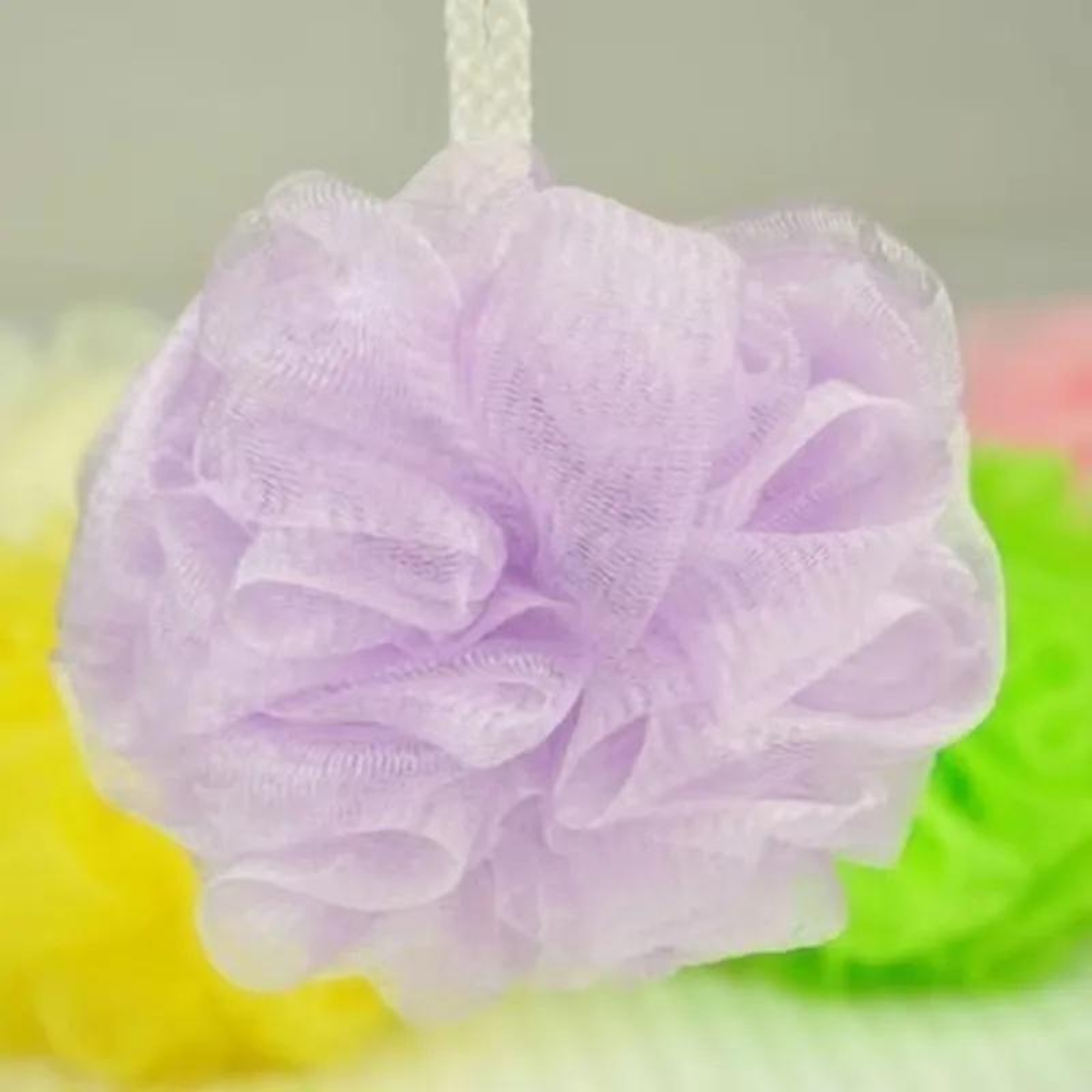 Mesh Bath Sponge Set Random Color Exfoliating Shower Poufs – view 5