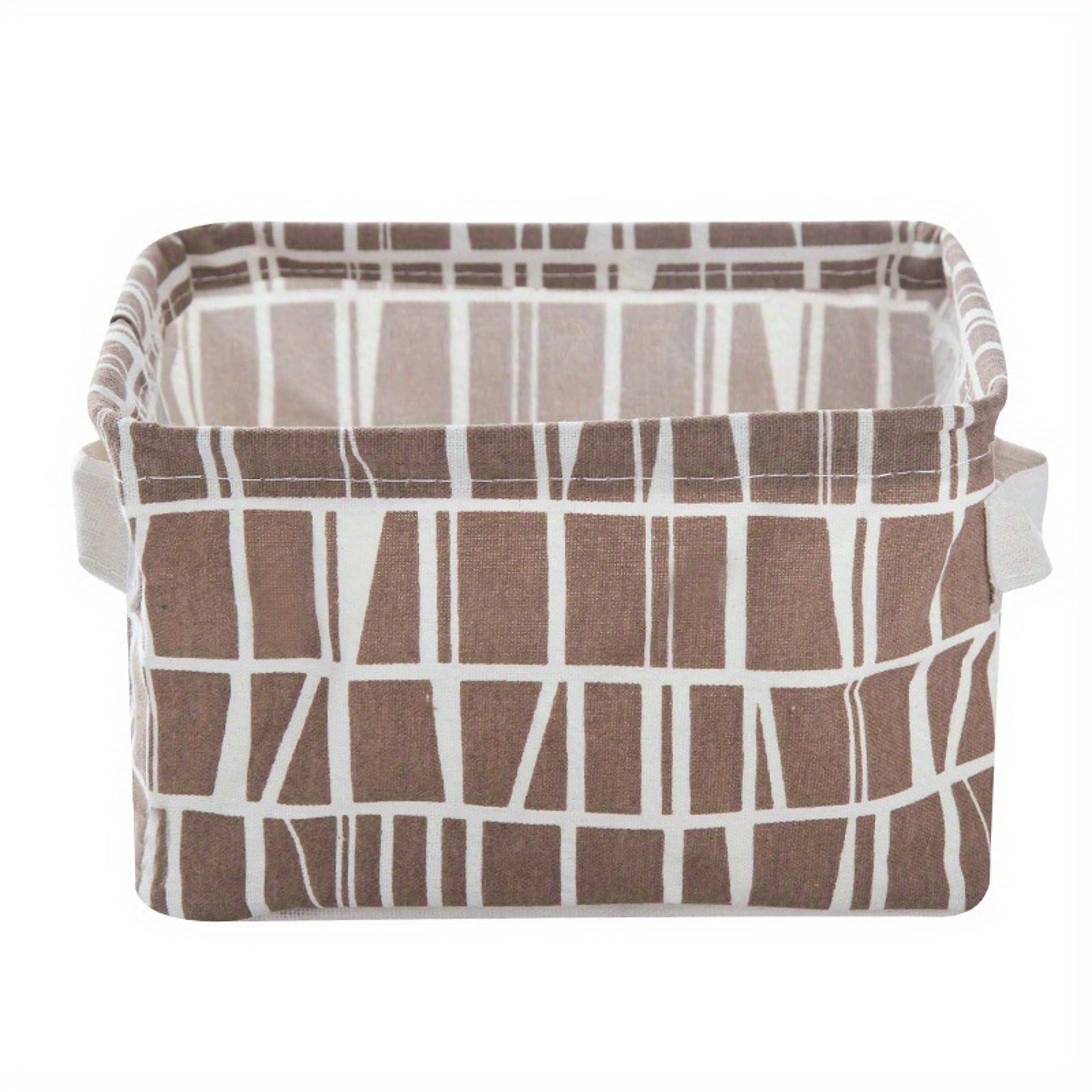 Foldable Fabric Storage Basket with Handle Washable Laundry Organizer – view 8