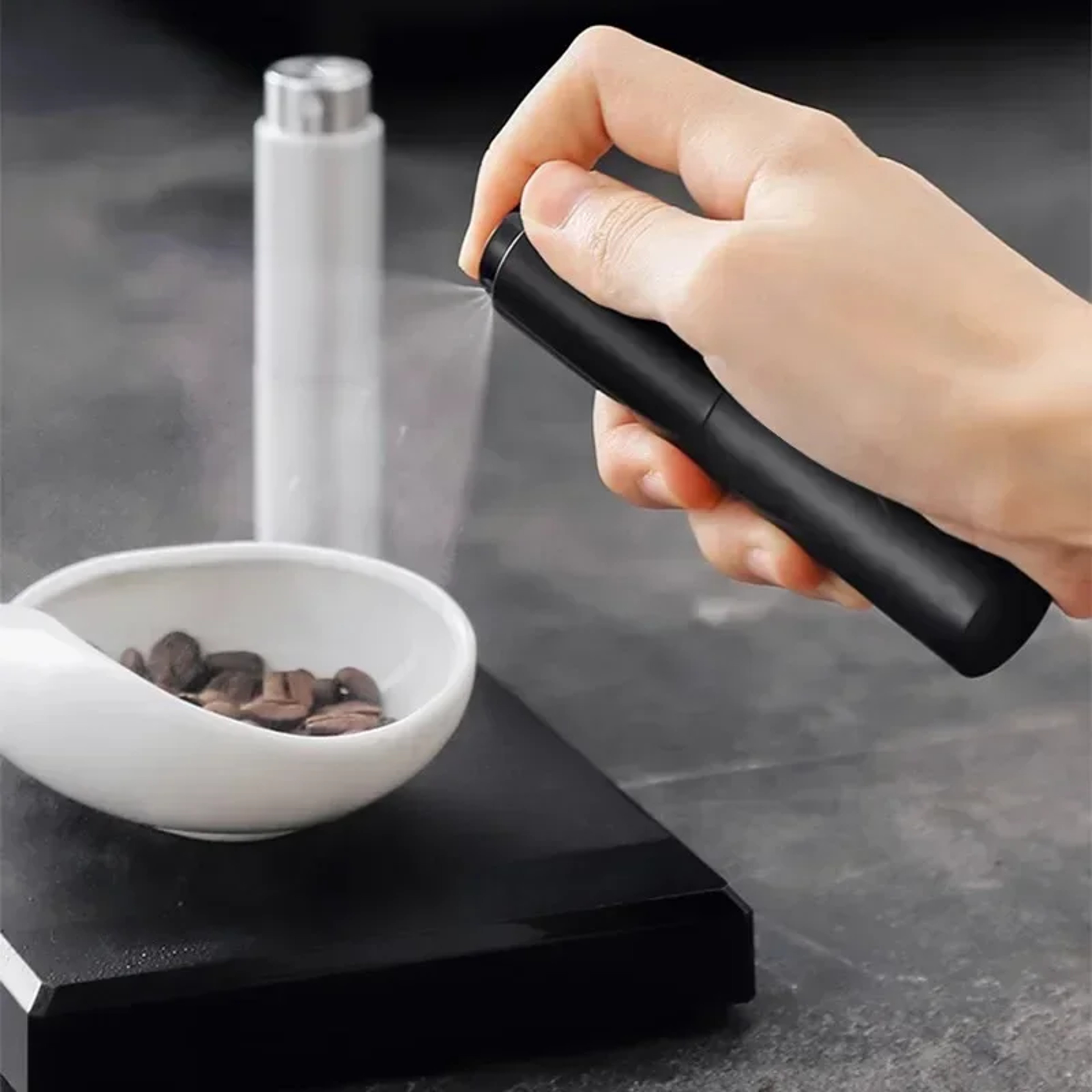 Coffee Bean Dosing Cup And Anti Static Spray Bottle Two Piece Espresso Grinder Accessory Set 0