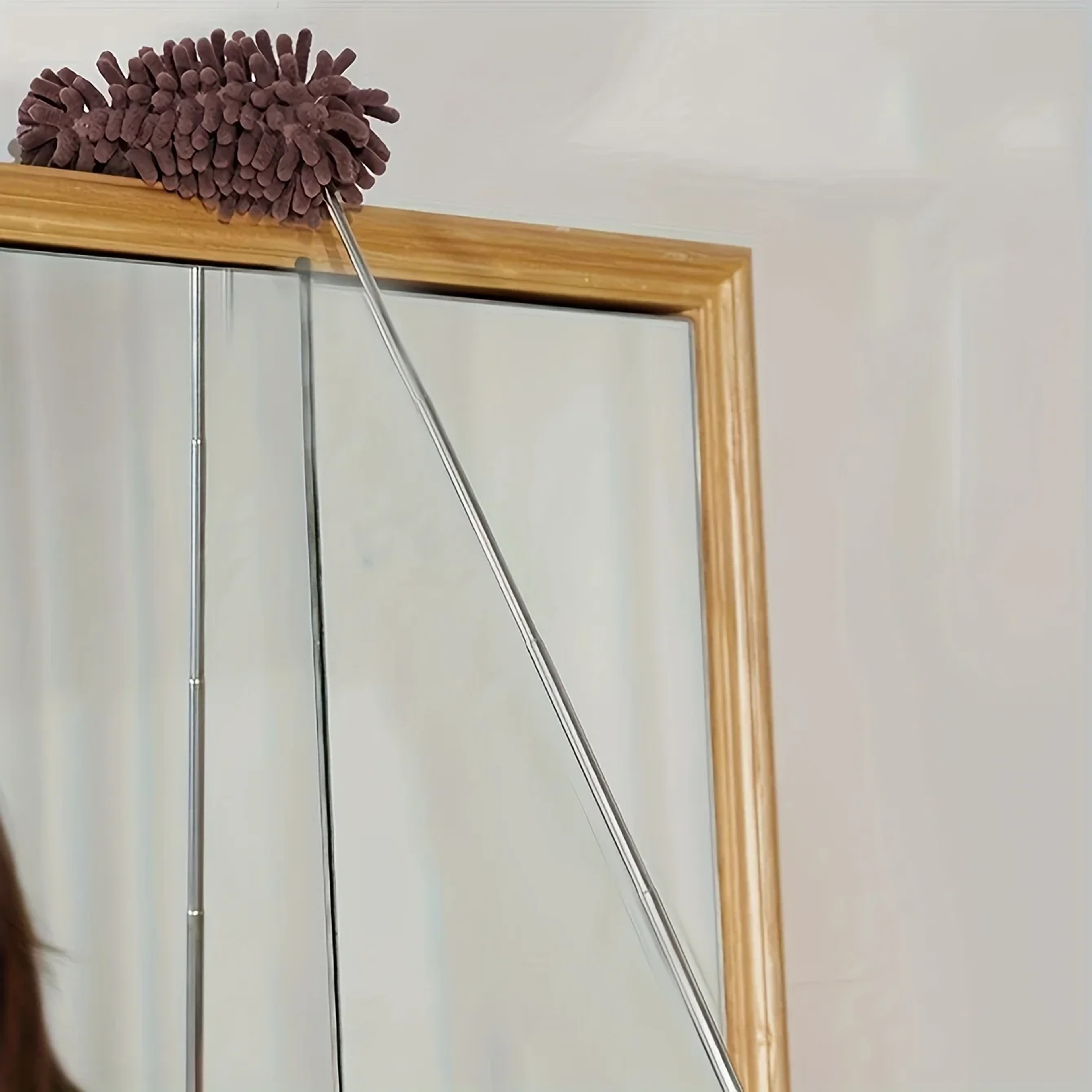 Washable Mini Telescopic Duster with Extendable Handle and Soft Cotton Head – view 6