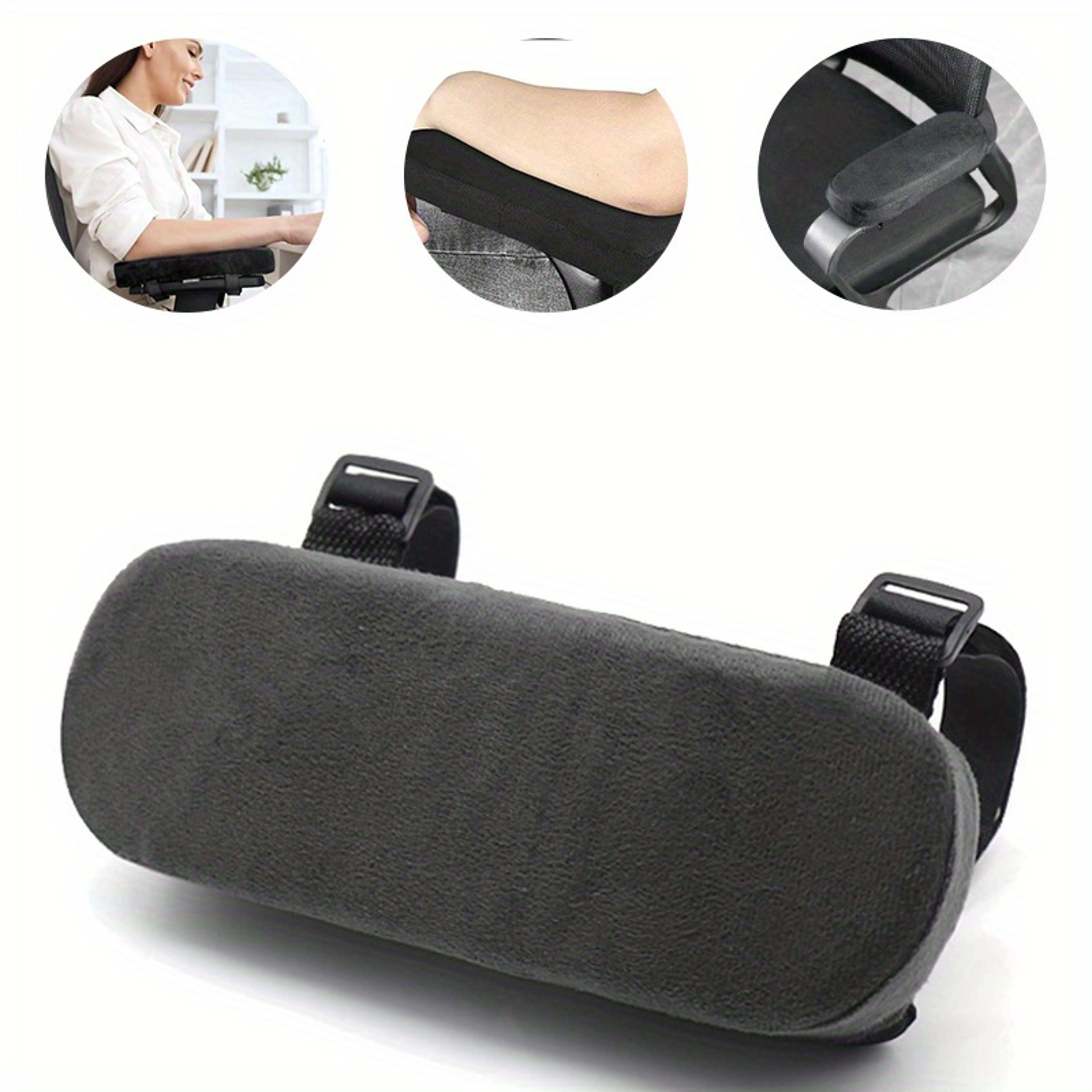 Memory Foam Office Chair Armrest Pad with Elbow Support Cushion – view 5