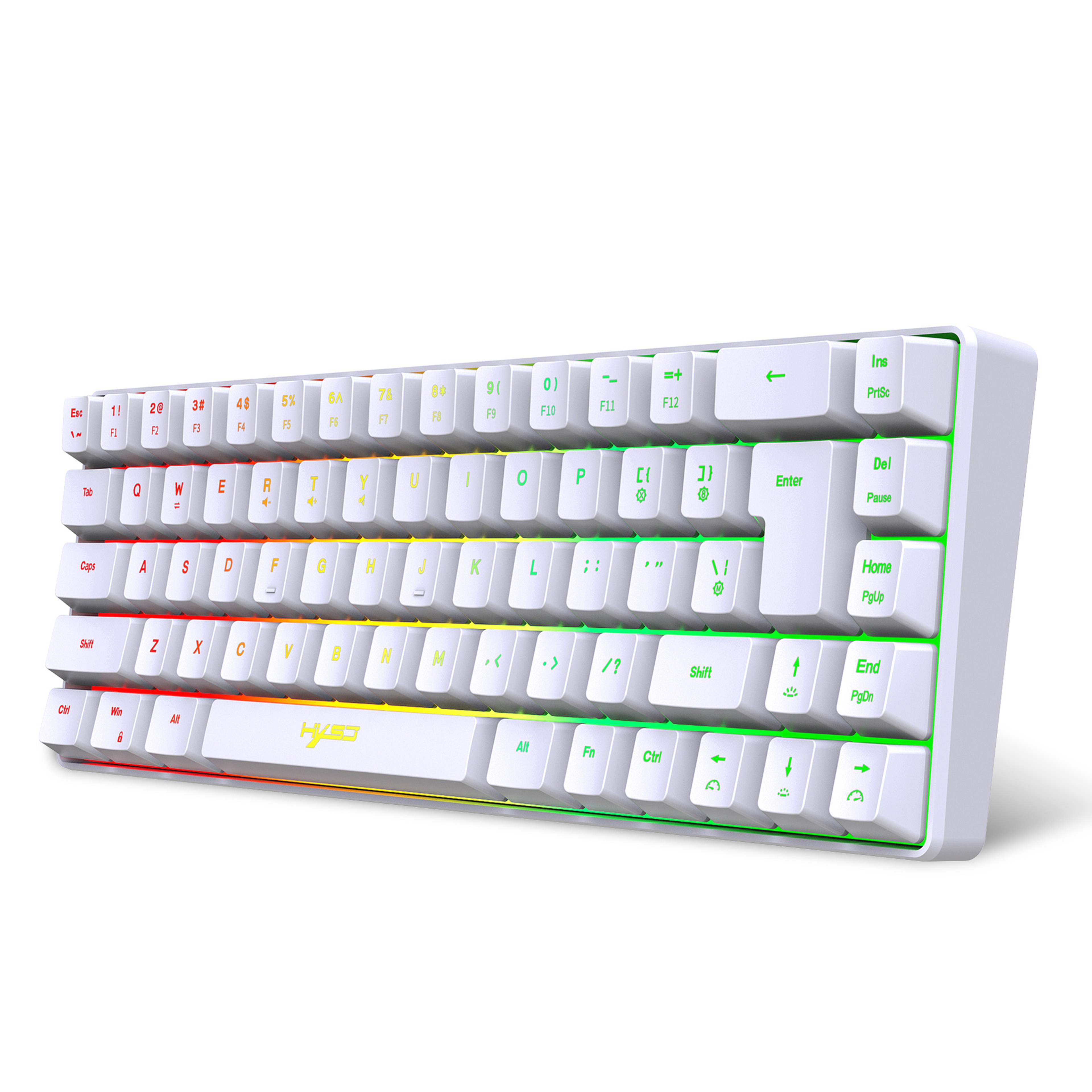 Compact Wired Keyboard with RGB Backlight for Office and Gaming – view 2