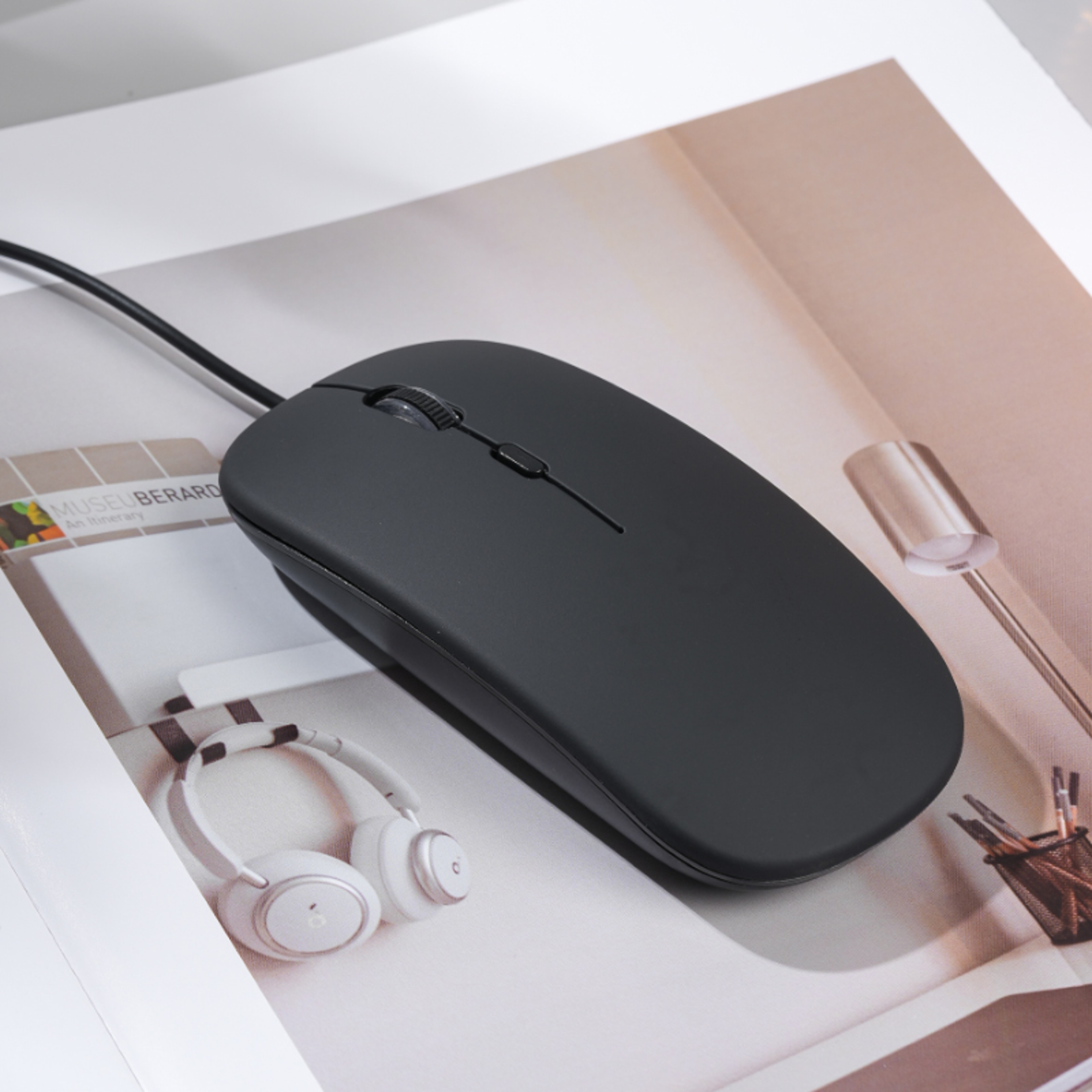 Wired Computer Mouse With Adjustable DPI And Silent Clicks 0