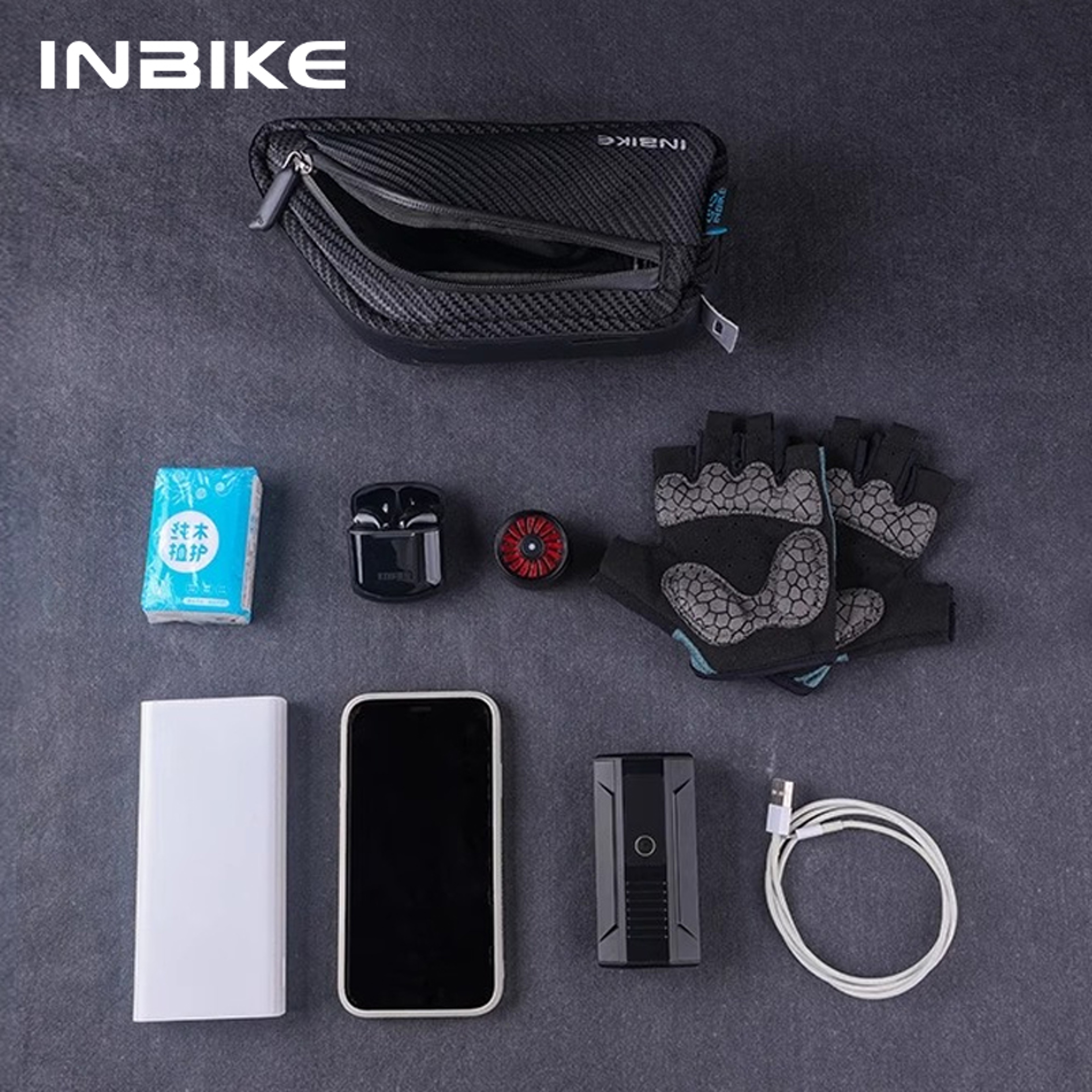 Waterproof Bike Top Tube Bag With Storage For Mountain And Road Bikes 5