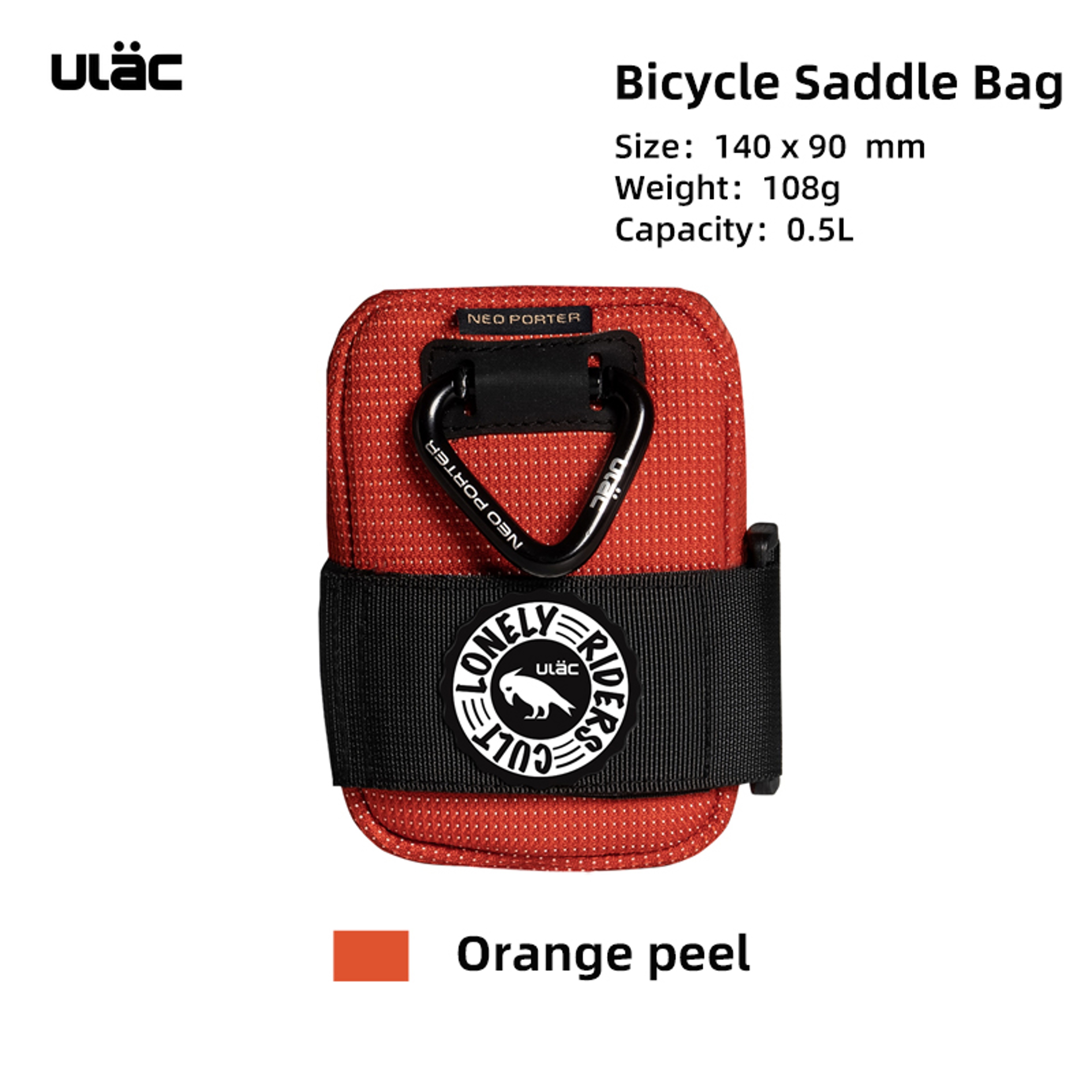 Waterproof Bicycle Saddle Bag Lightweight Nylon Bike Seat Pouch 10
