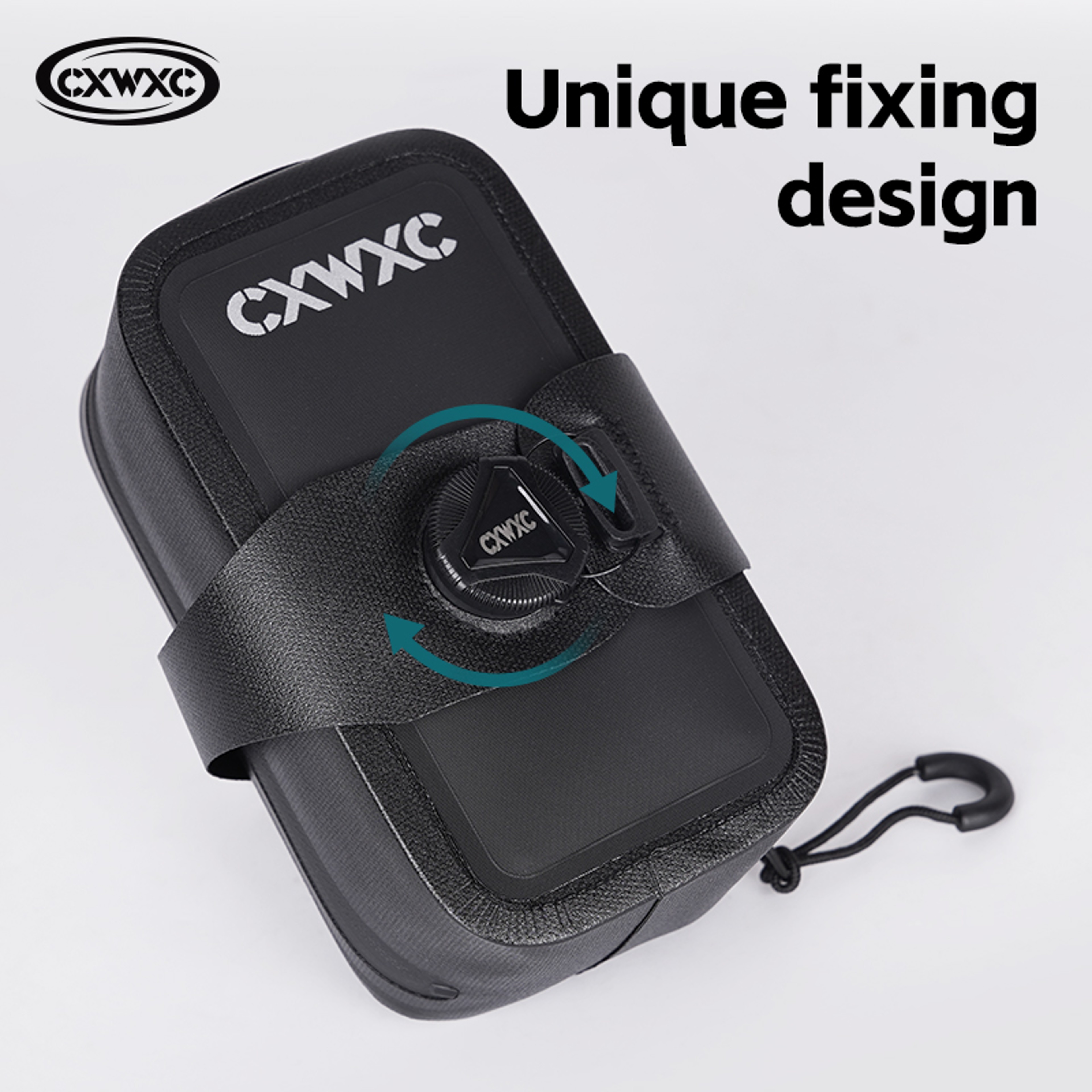 Waterproof Bicycle Saddle Bag 06L With SelfLocking Knob And Sealed Zipper 2