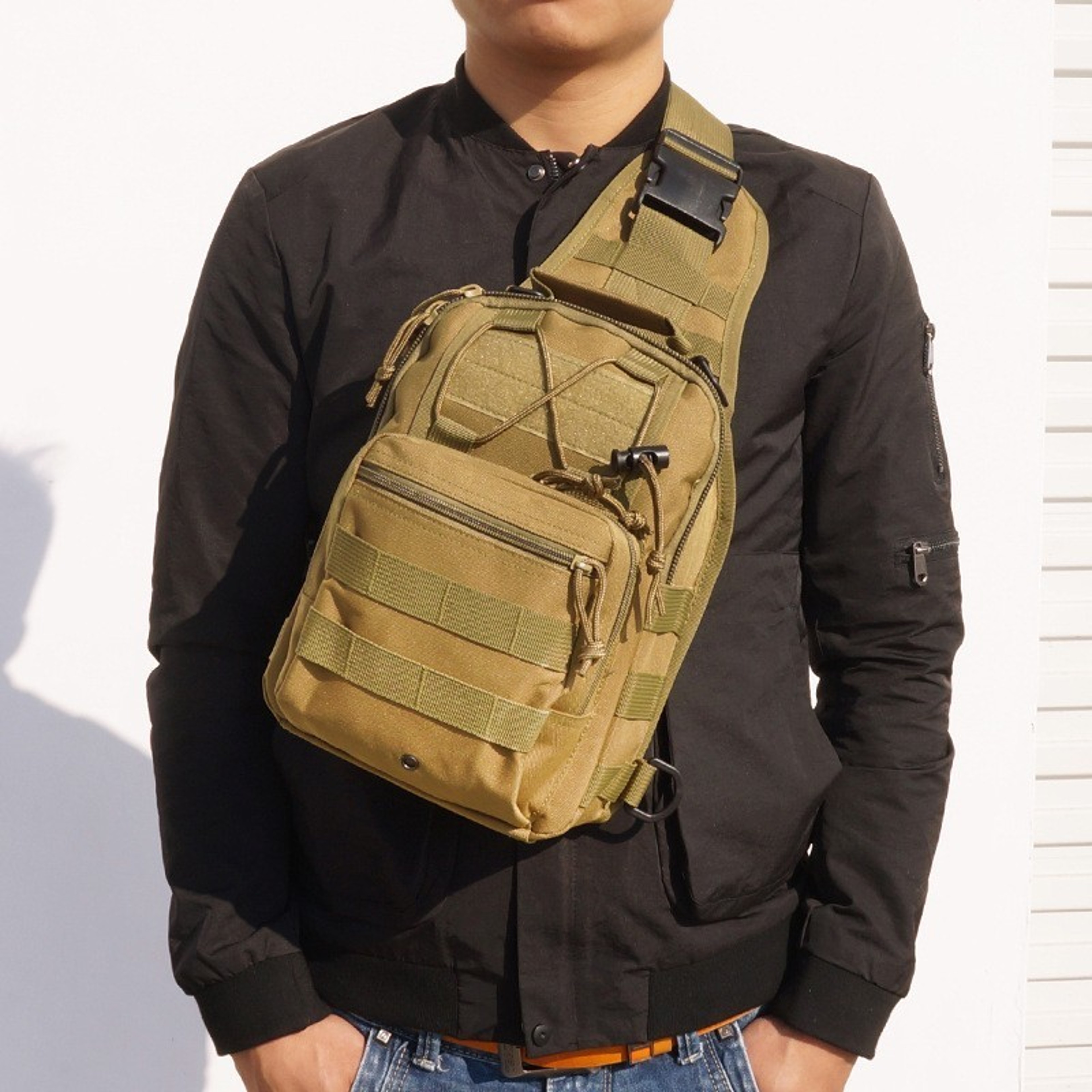 Tactical Chest Sling Bag for Men and Women Outdoor EDC Shoulder Pack – view 12