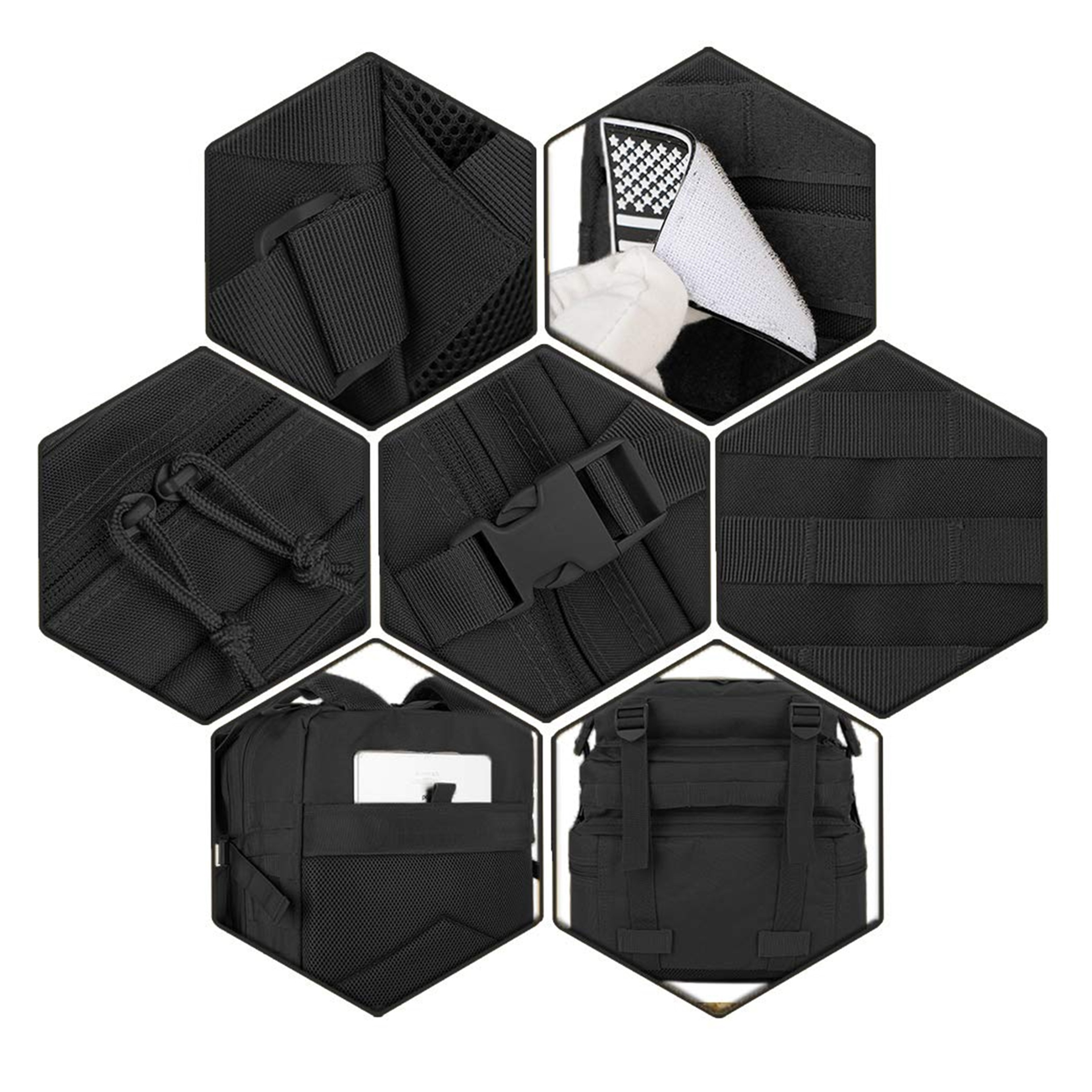 Tactical Backpack With MOLLE System For Hiking Camping And Everyday Use 4