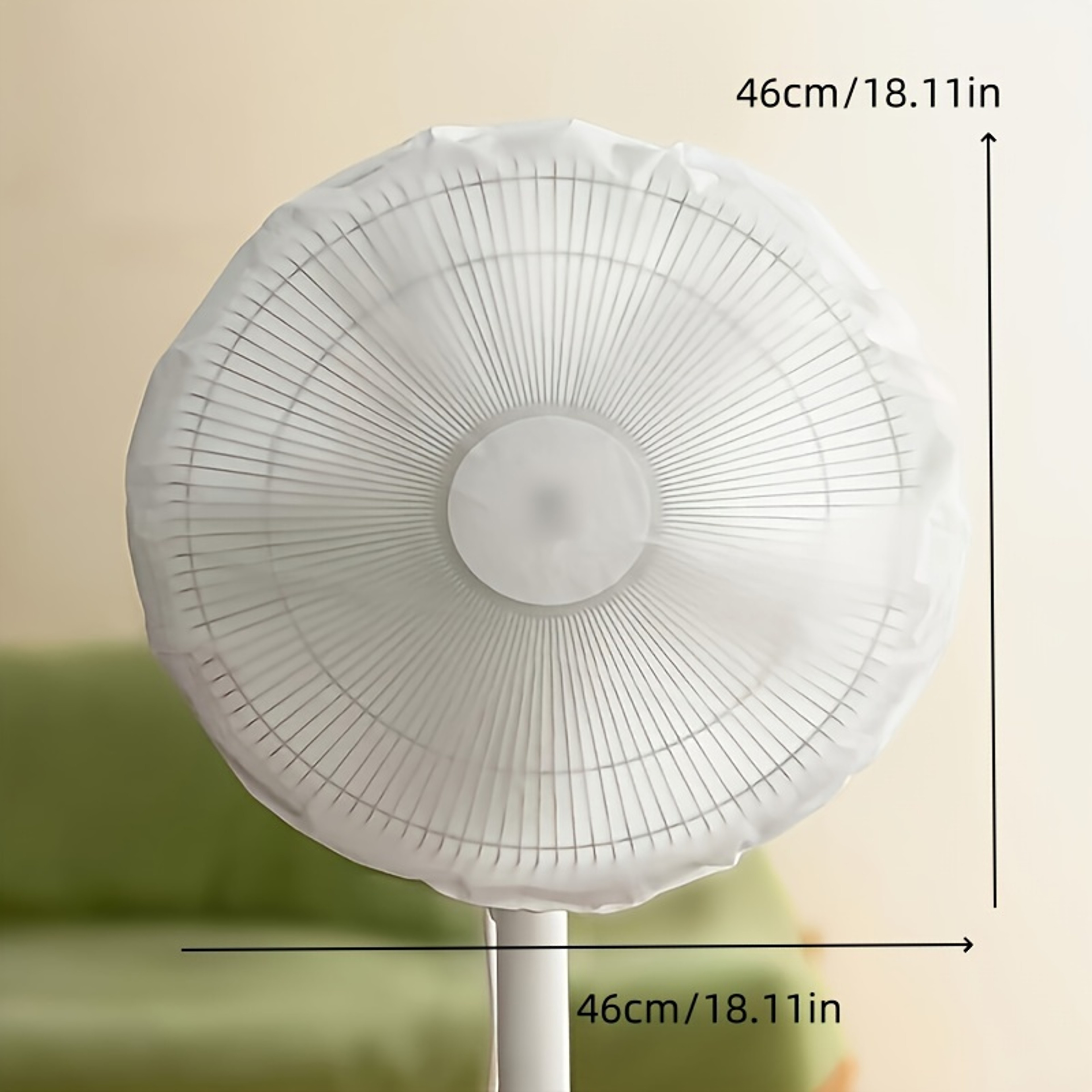 Waterproof Round Electric Fan Dust Cover for Dust and Moisture Protection – view 3