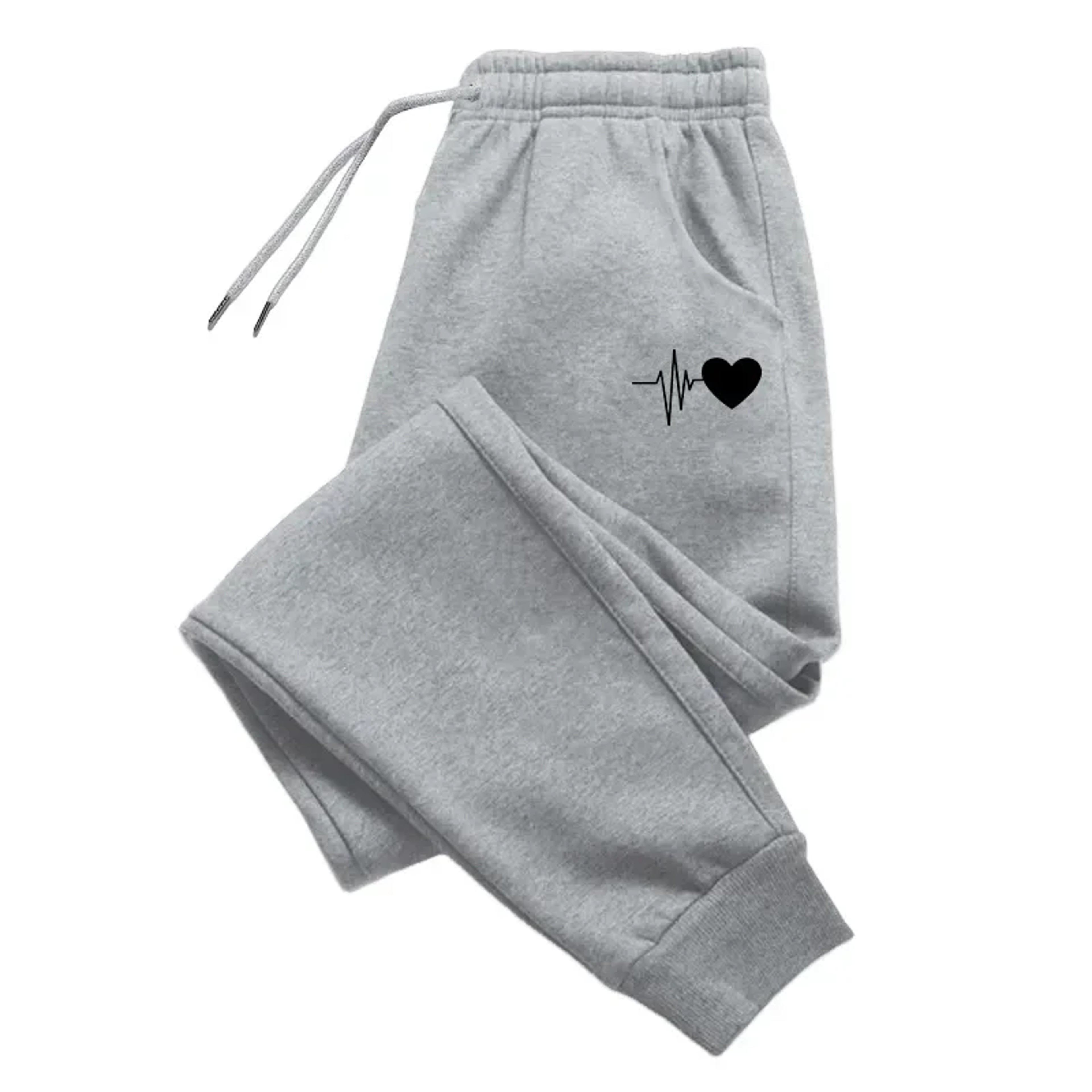Womens Drawstring Jogger Sweatpants with Pockets Casual Polyester Pants – view 1