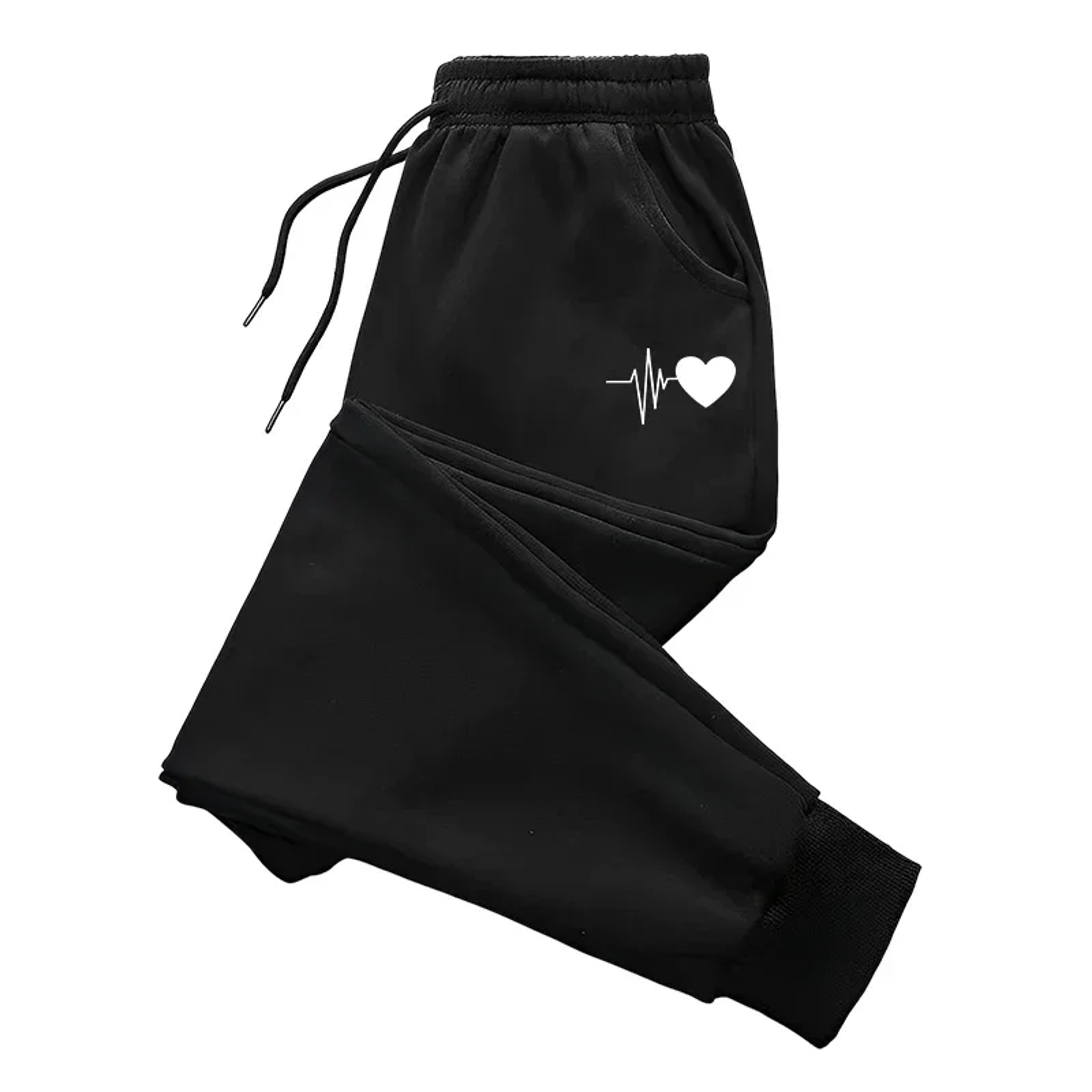Womens Drawstring Jogger Sweatpants with Pockets Casual Polyester Pants – view 8