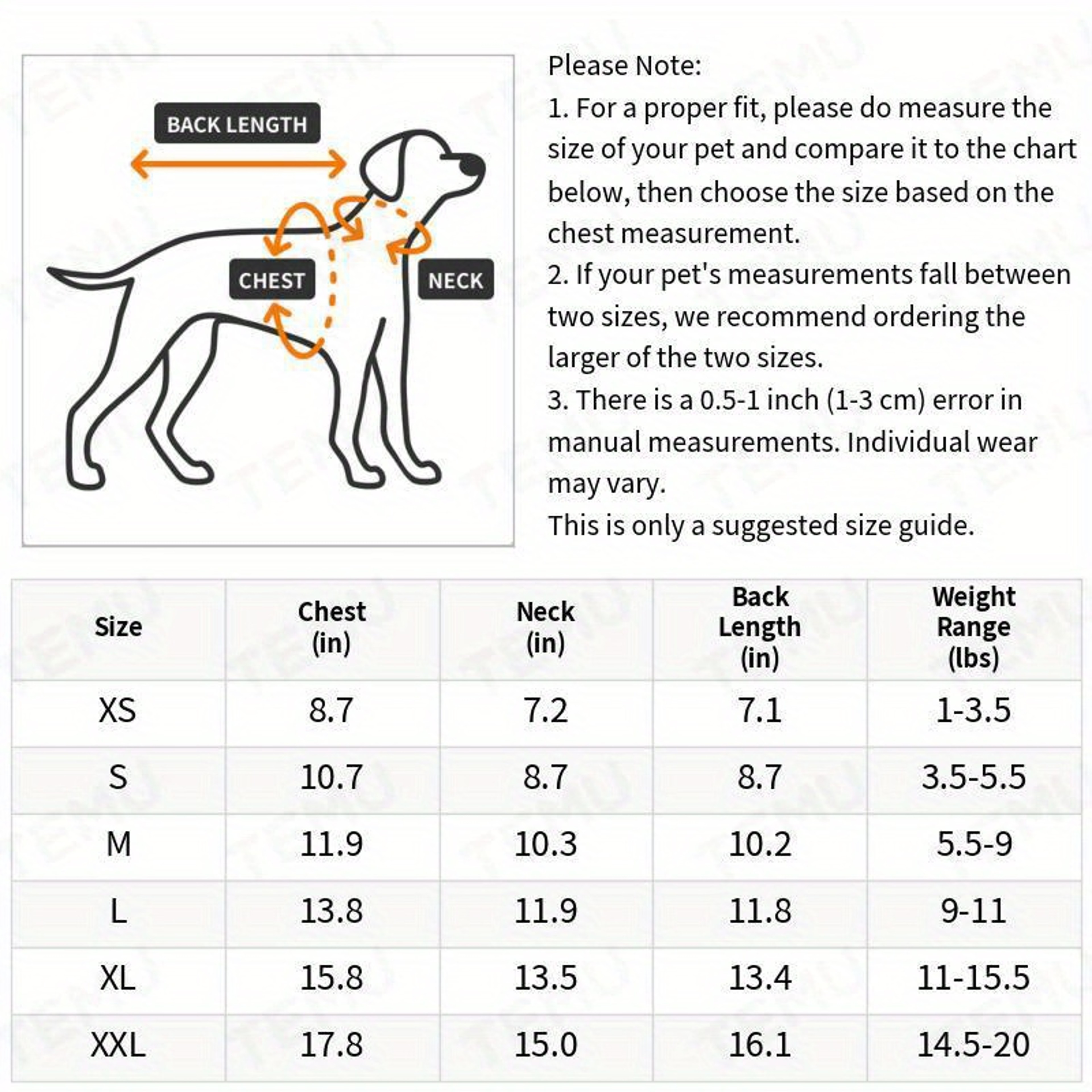 Waterproof Winter Dog Jacket Warm Polyester Coat for Small and Medium Dogs – view 4