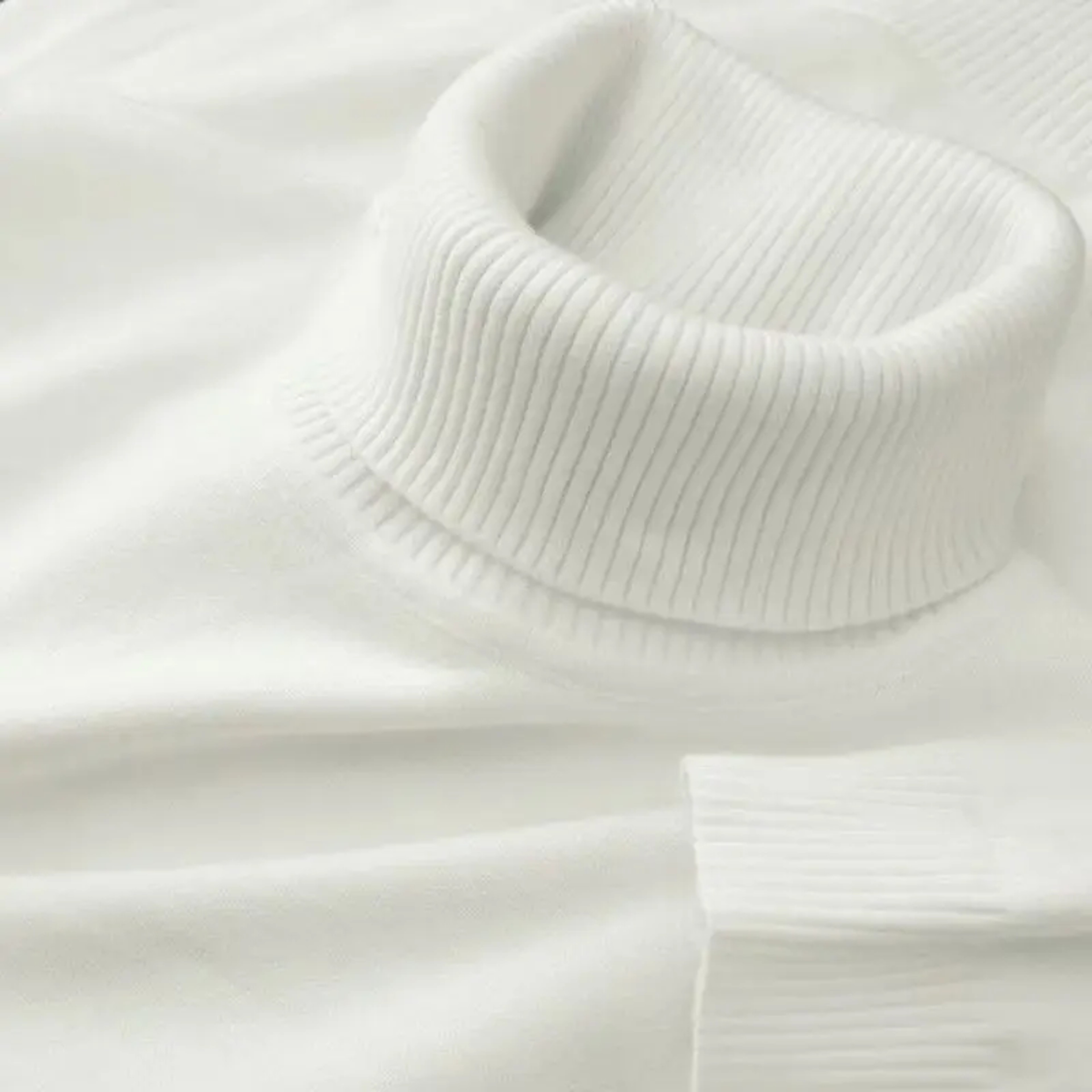 Mens Knitted Turtleneck Sweater Warm Breathable Long Sleeve Pullover 1